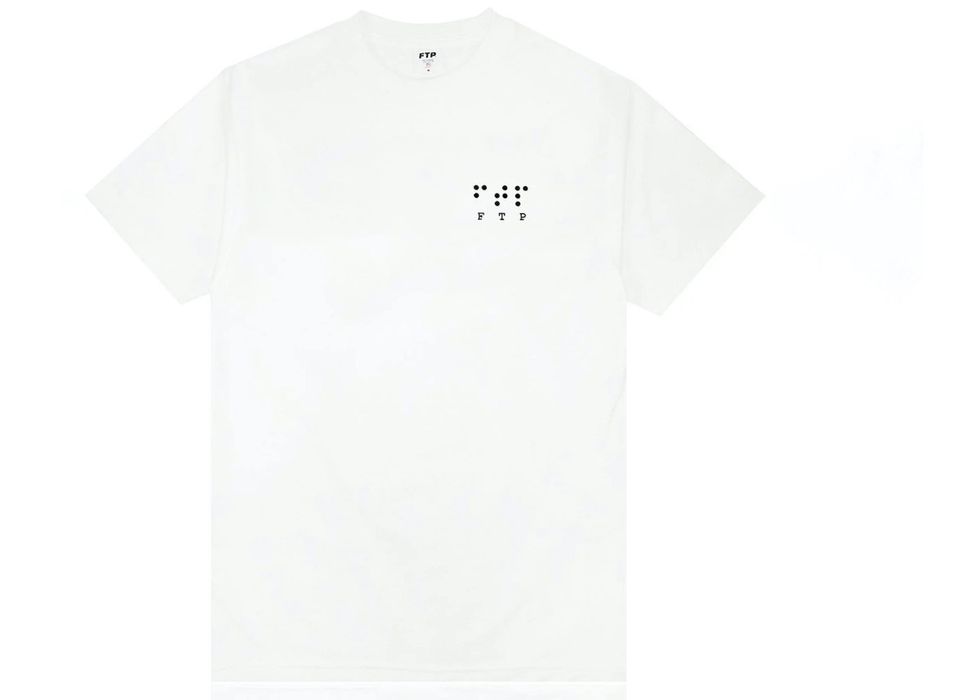 Fuct FTP BRAILLE WHITE TEE | Grailed