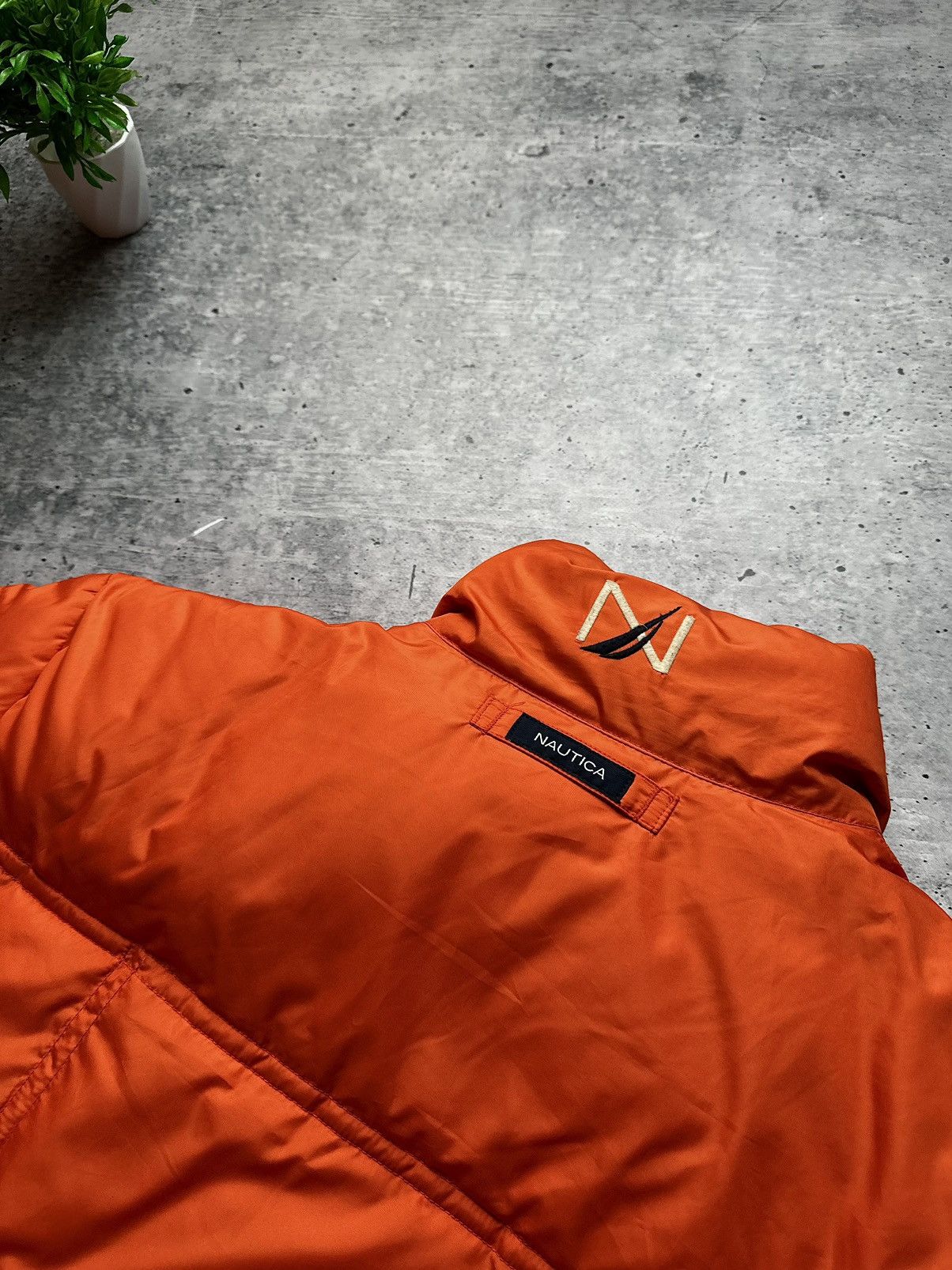 Nautica × Vintage Nautica Competition Down Bomber Puffer Y2K Jacket Size US L / EU 52-54 / 3 - 7 Thumbnail