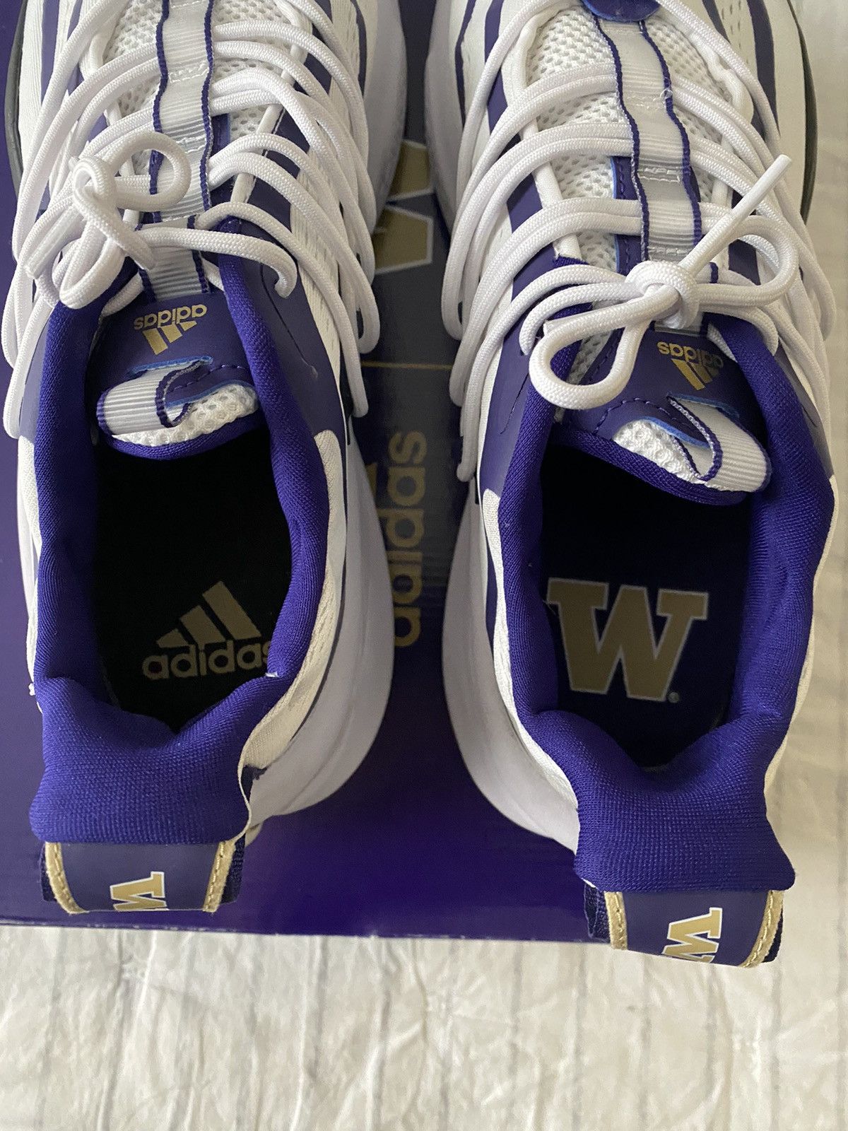 Adidas Adidas AlphaBoost V1 Washington Huskies Sz13 Size US 13 / EU 46 - 8 Thumbnail