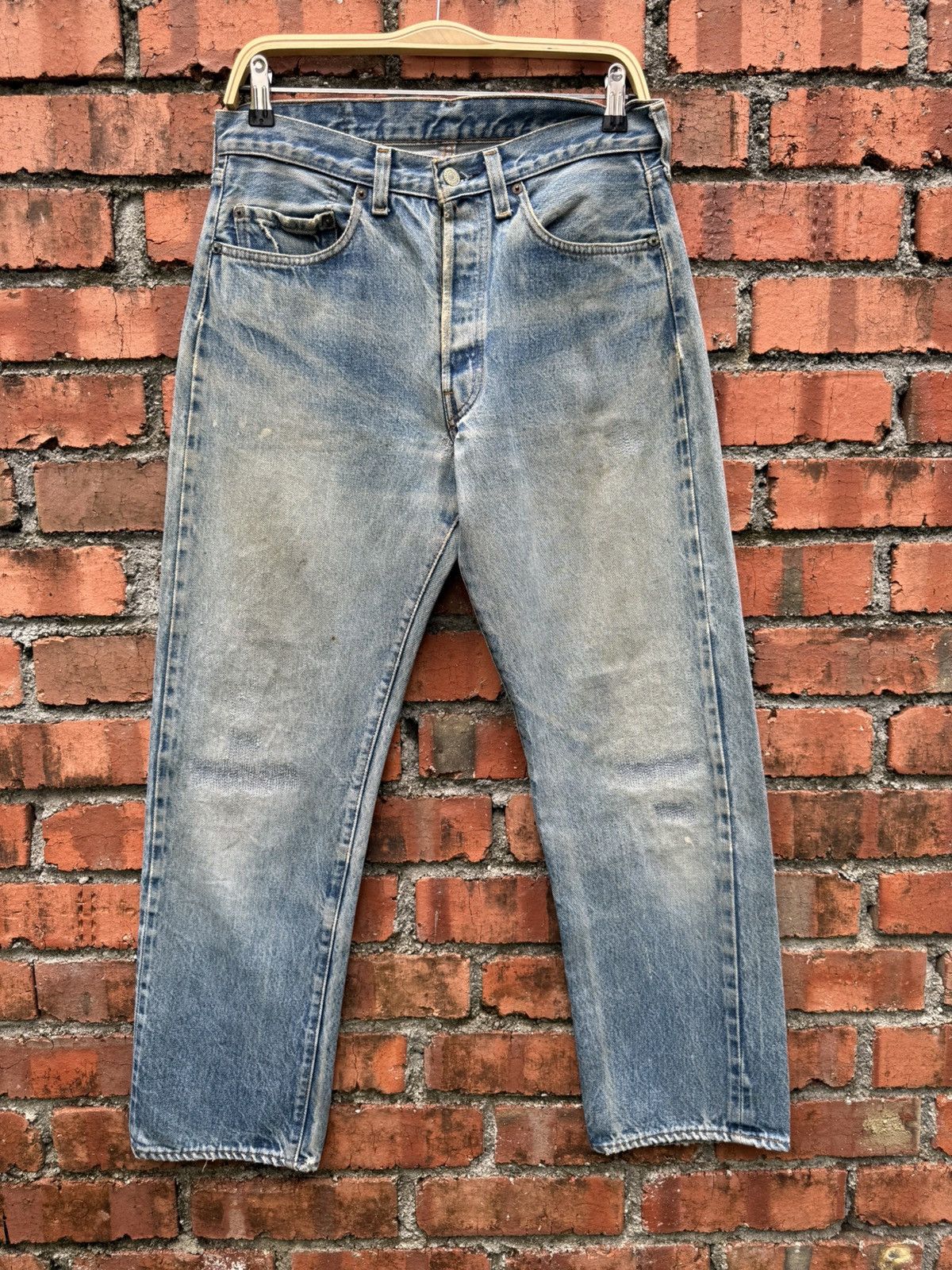 Levi's Vintage Clothing W32x29.5 Vintage levi’s 501 redline made in USA repaired Size US 32 / EU 48 - 1 Thumbnail