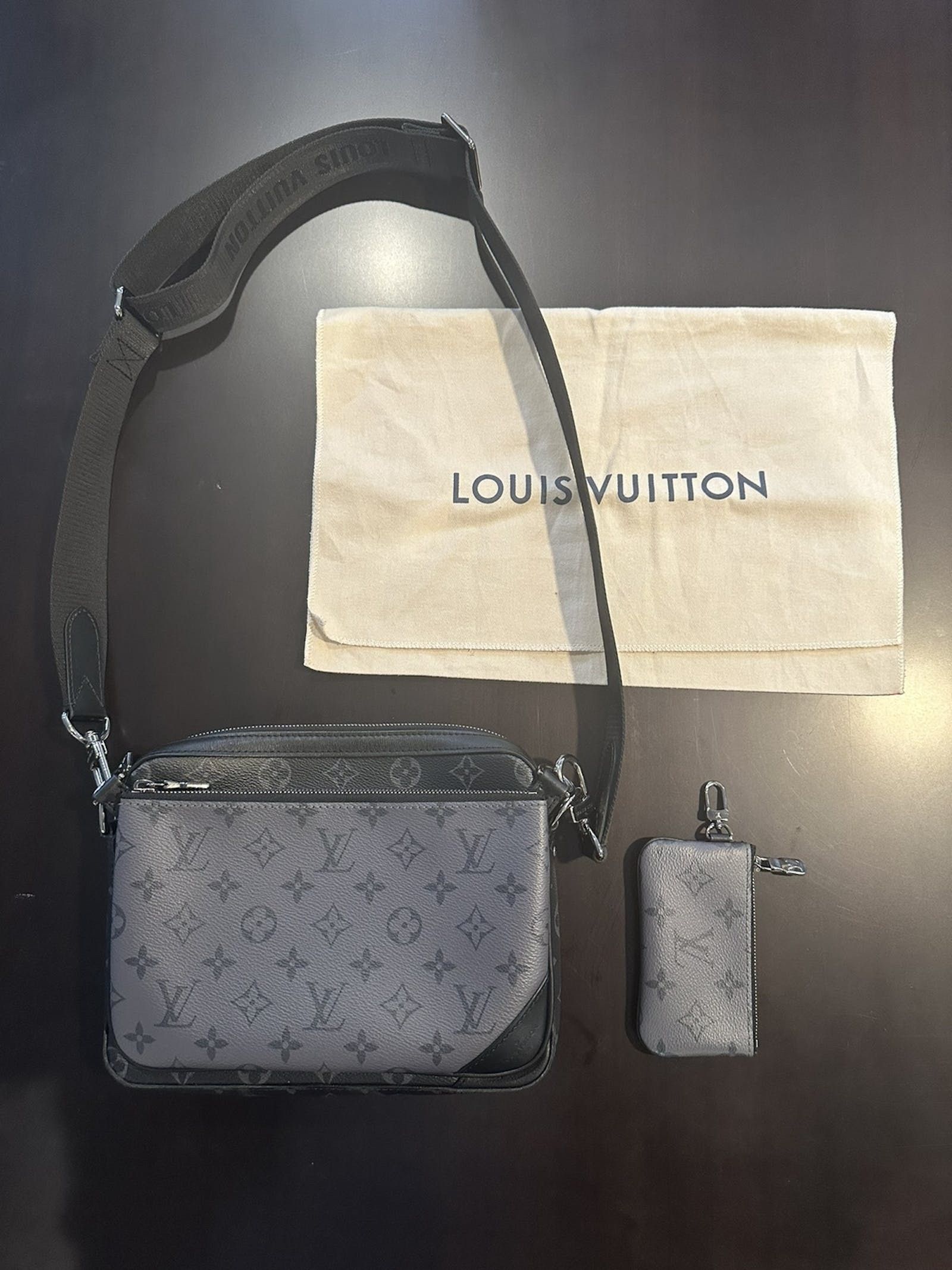 Louis Vuitton, Bags, Louis Vuitton X Nigo X Virgil Abloh Trio Messenger  Bag