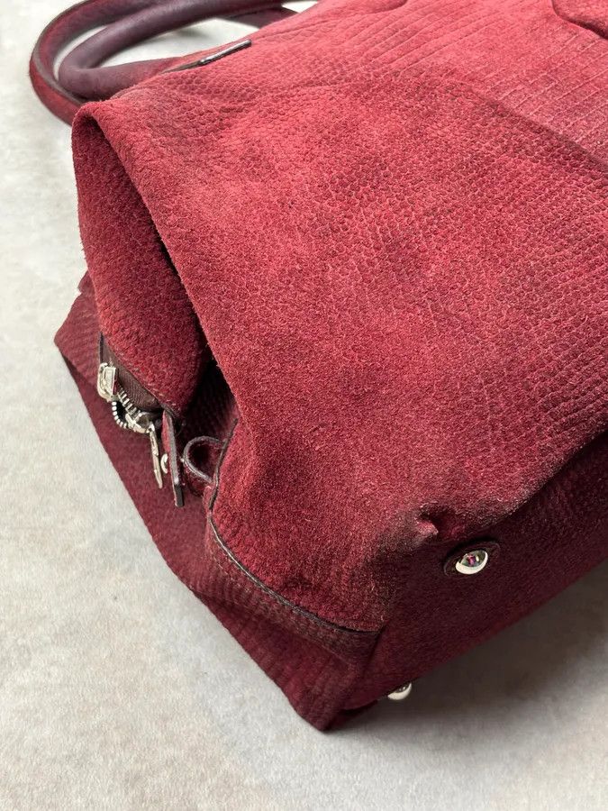 Yves Saint Laurent AW2009 Yves Saint Laurent Bordeaux Leather Handle Bag Size ONE SIZE - 10 Thumbnail