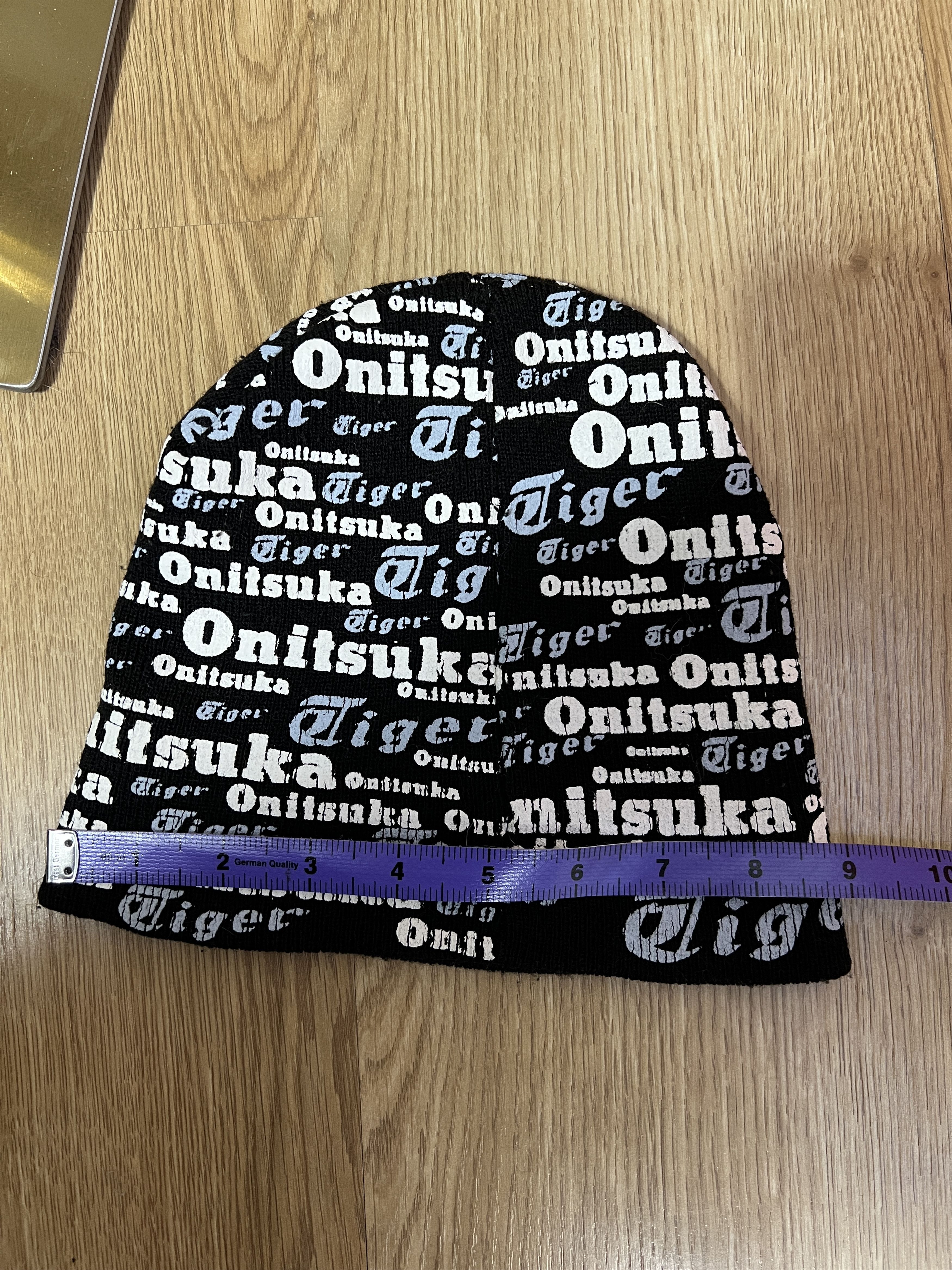 Onitsuka Tiger VINTAGE ONITSUKA TIGER SPELLOUT MONOGRAM beanie hat Size ONE SIZE - 6 Thumbnail