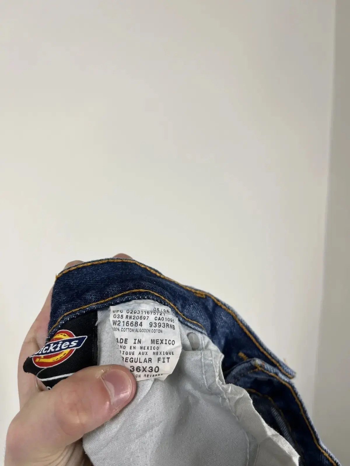 Dickies × Vintage Vintage Dickies Work Faded Blue Denim Hype Baggy Jeans Size US 36 / EU 52 - 9 Thumbnail