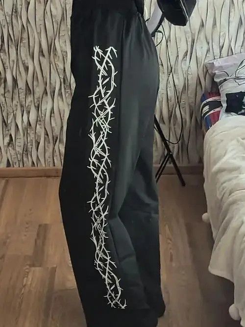 Complex Geometries Rising Thorn Black Bundle Pants Japanese Brand Size US 30 / EU 46 - 4 Thumbnail