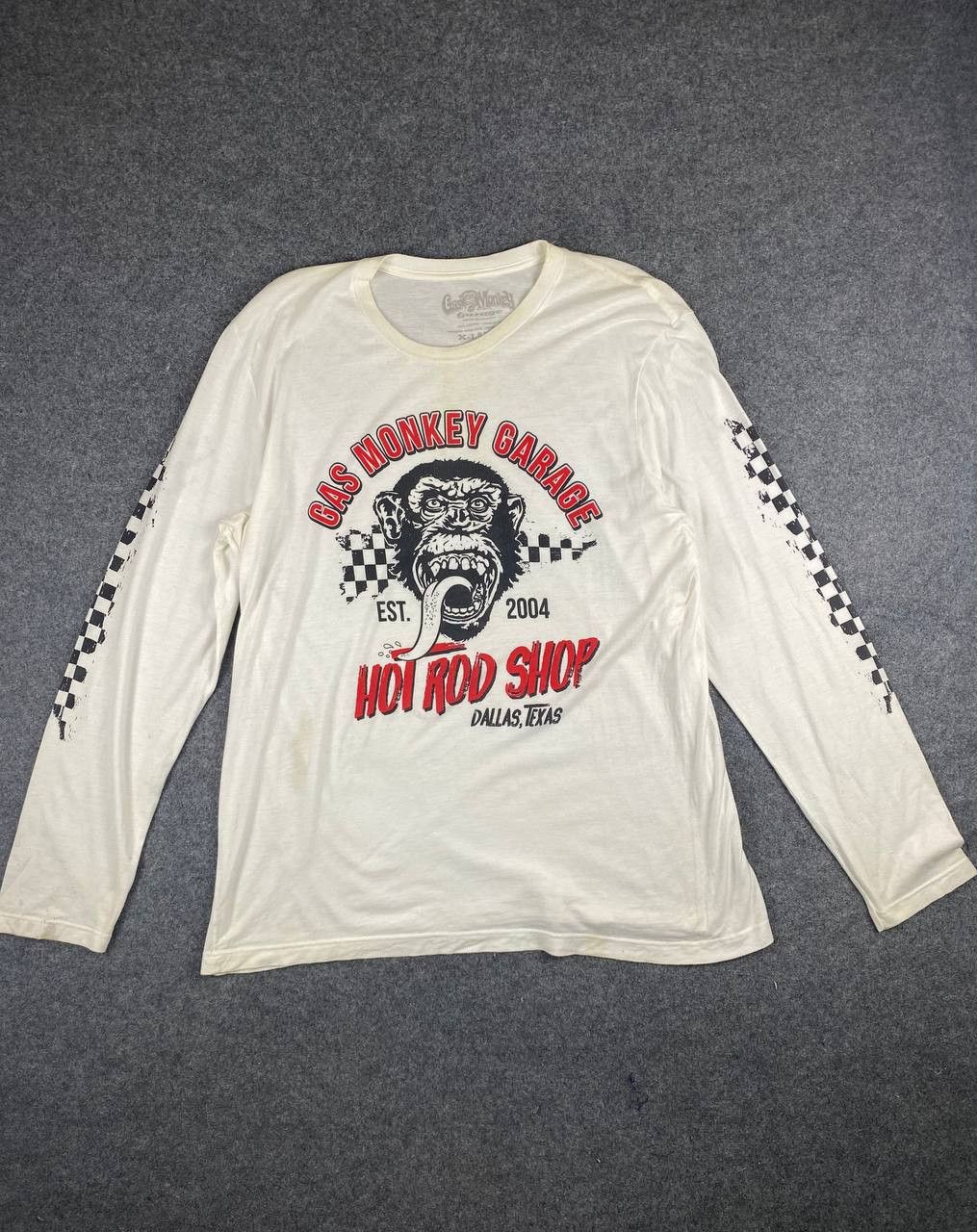 GAS gas monkey garage hot rod shop longsleeves tee Size US XL / EU 56 / 4 - 1 Thumbnail