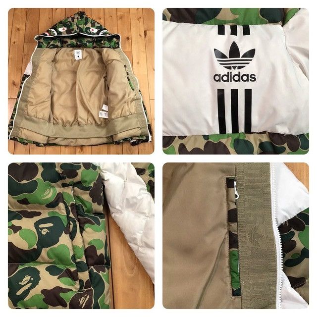 Adidas × Bape BAPE × Adidas Shark full zip hoodie Puffer Down Jacket APE Size US S / EU 44-46 / 1 - 7 Thumbnail