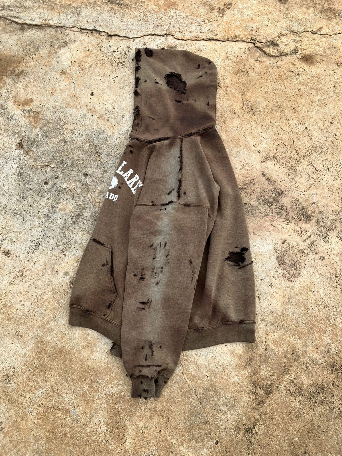 Gildan × StraightFaded Hoodie faded & destroy.🔪 Size US XL / EU 56 / 4 - 7 Thumbnail