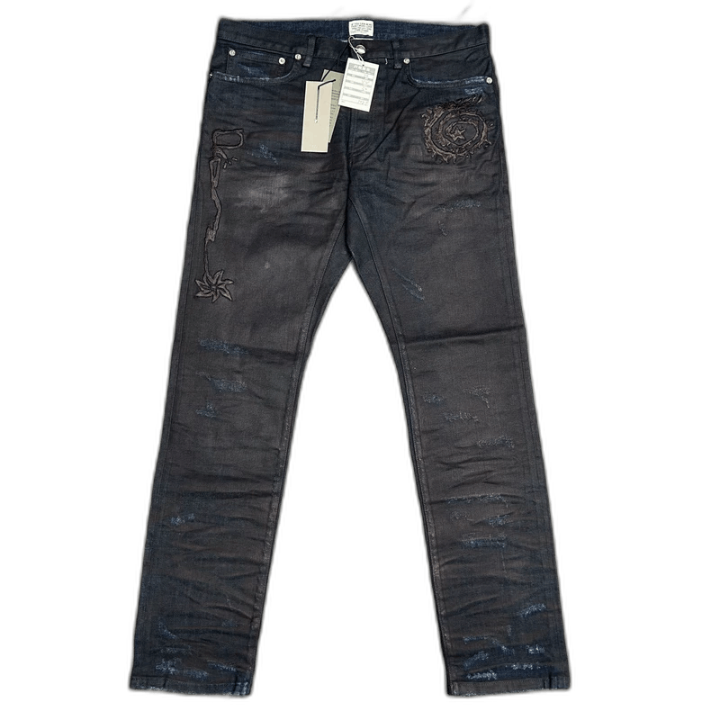 Dior Dior Travis Scott Embroidered Denim Pants Size US 30 / EU 46 - 1 Thumbnail