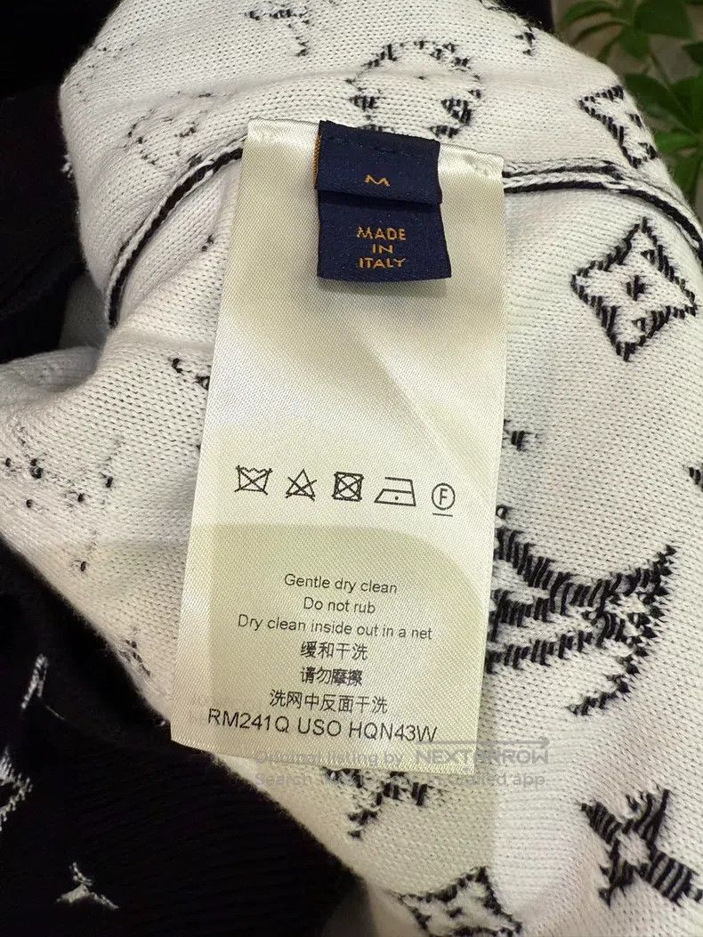 Louis Vuitton Louis Vuitton Black and white gradient print hooded sweats Size US M / EU 48-50 / 2 - 6 Thumbnail