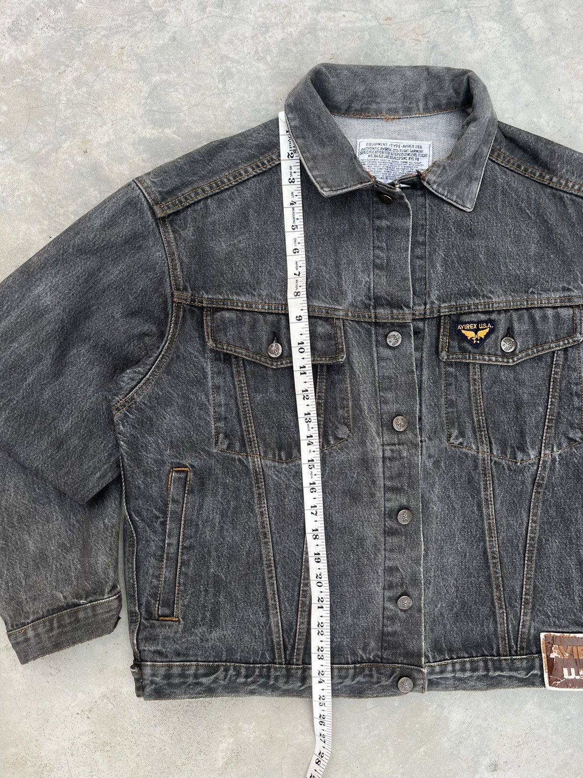 Avirex RARE VINTAGE AVIREX DENIM JACKET 🇺🇸 Size US S / EU 44-46 / 1 - 7 Thumbnail