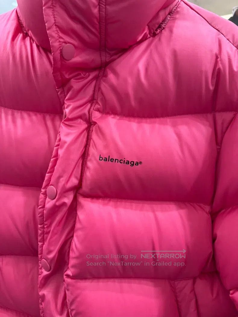 Balenciaga Balenciaga Pink Puffer Jacket Size XXS / US 00 / IT 34 - 2 Thumbnail