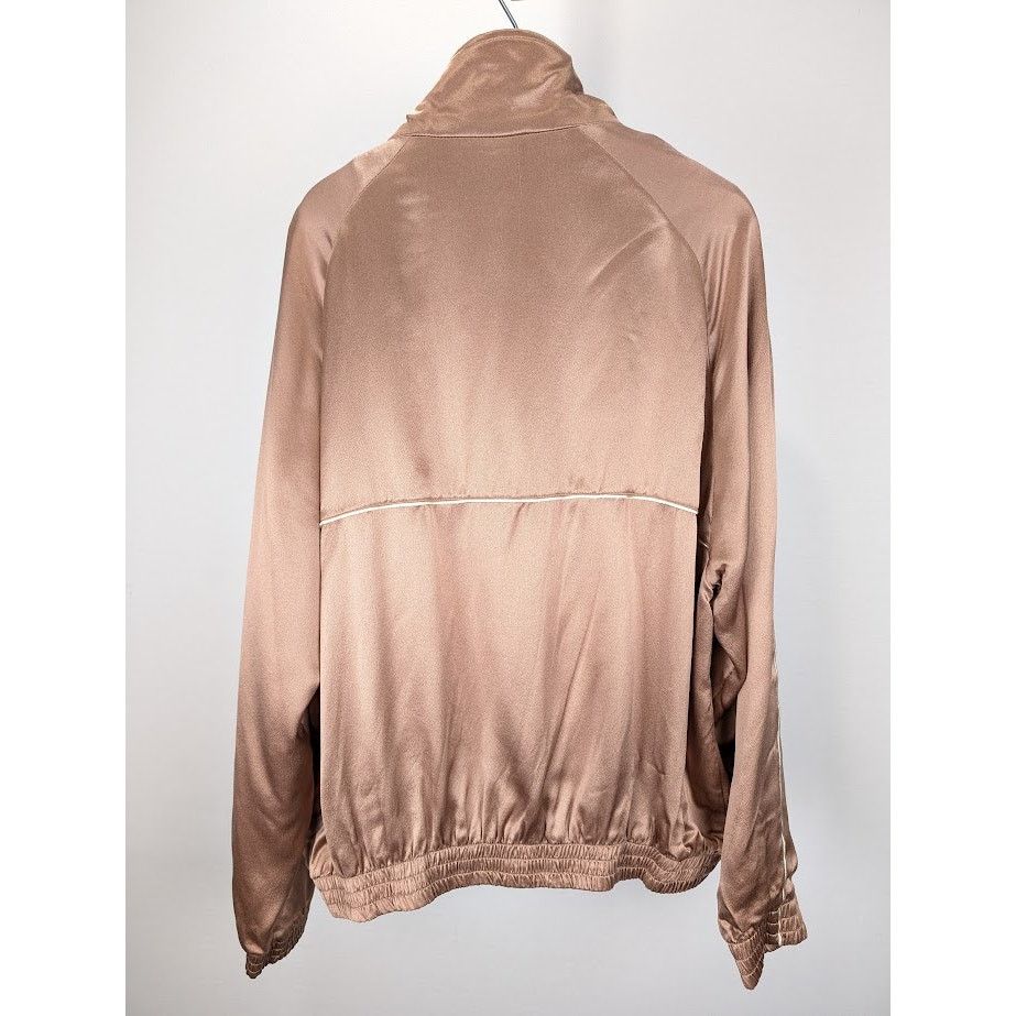 Saint Laurent Paris o1rshd1 Satin De Soie Jacket in Peau Size US L / EU 52-54 / 3 - 12 Thumbnail