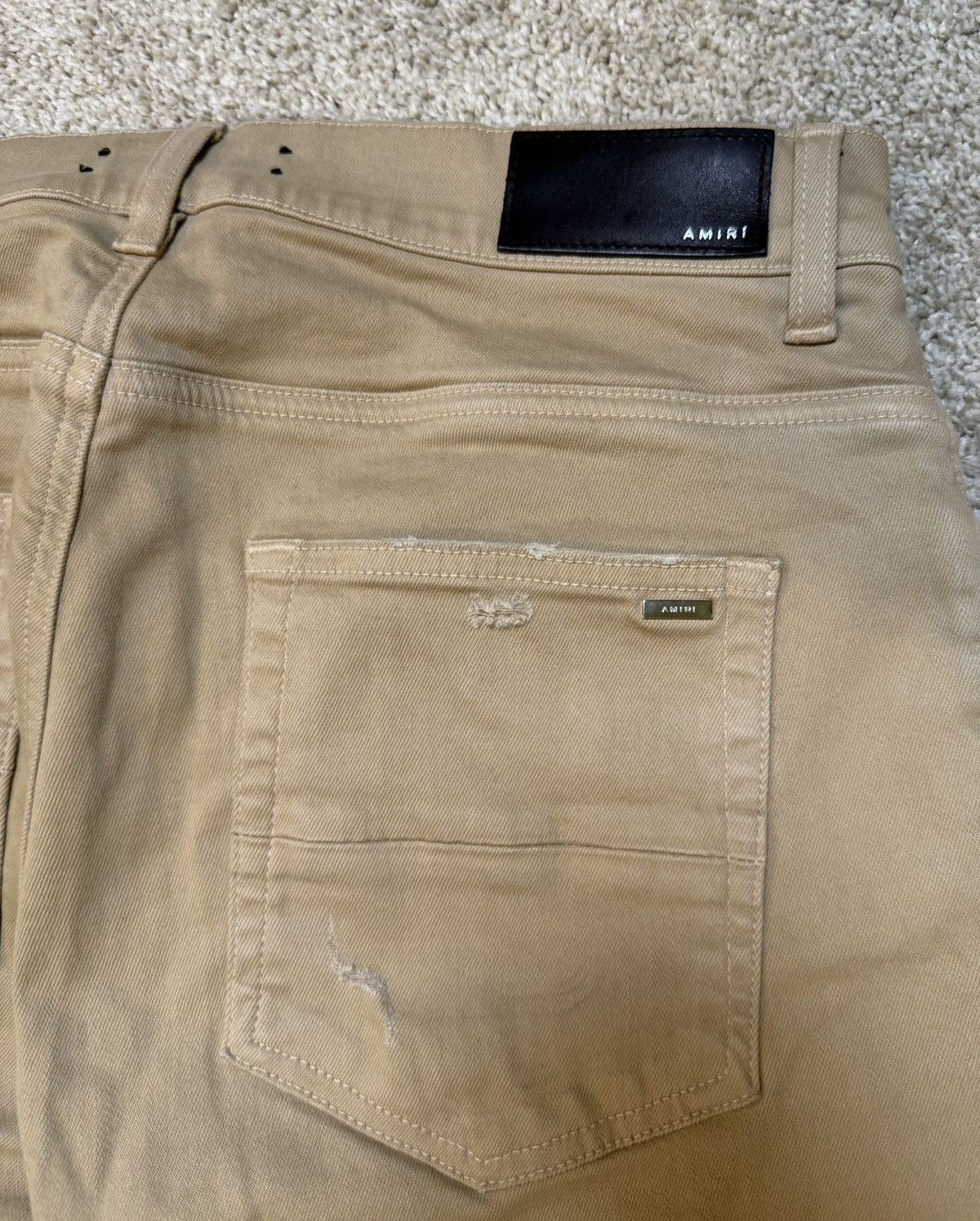 Amiri Amiri MX1 Jeans Khaki Size US 32 / EU 48 - 5 Thumbnail