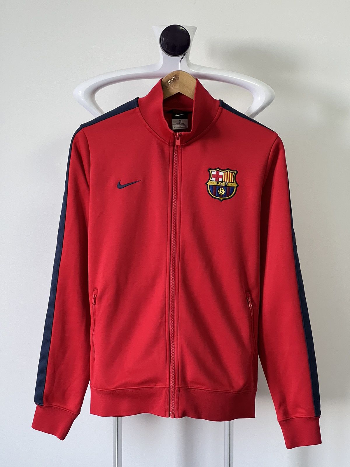 Nike Nike Barcelona 2013/14 Soccer Jacket Size US M / EU 48-50 / 2 - 1 Thumbnail
