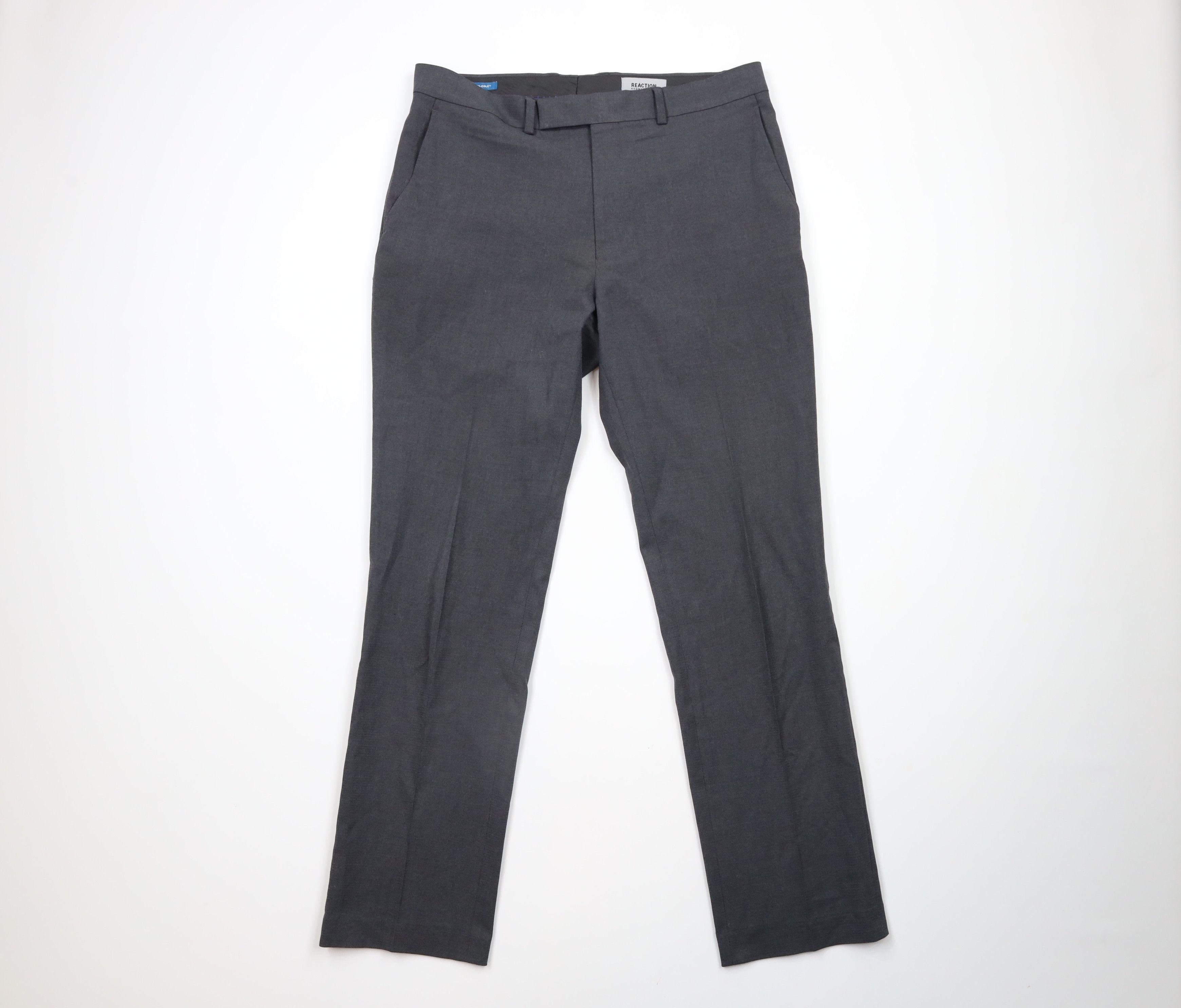 Kenneth Cole Kenneth Cole Reaction 2 Piece Suit Jacket Pants Gray Size 42L - 11 Thumbnail