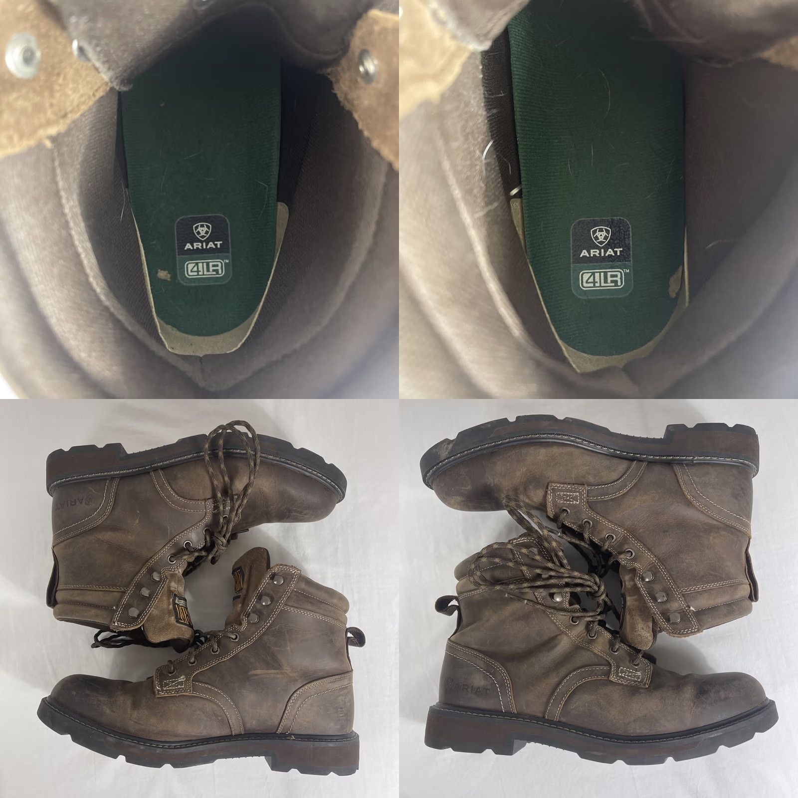 Ariat Ariat Groundbreaker Work Boots 6" Brown 10016256 Mens 13 D Leather Lace Up Rubber Cushioned All Season Workwear Shoes Size US 13 / EU 46 - 8 Thumbnail