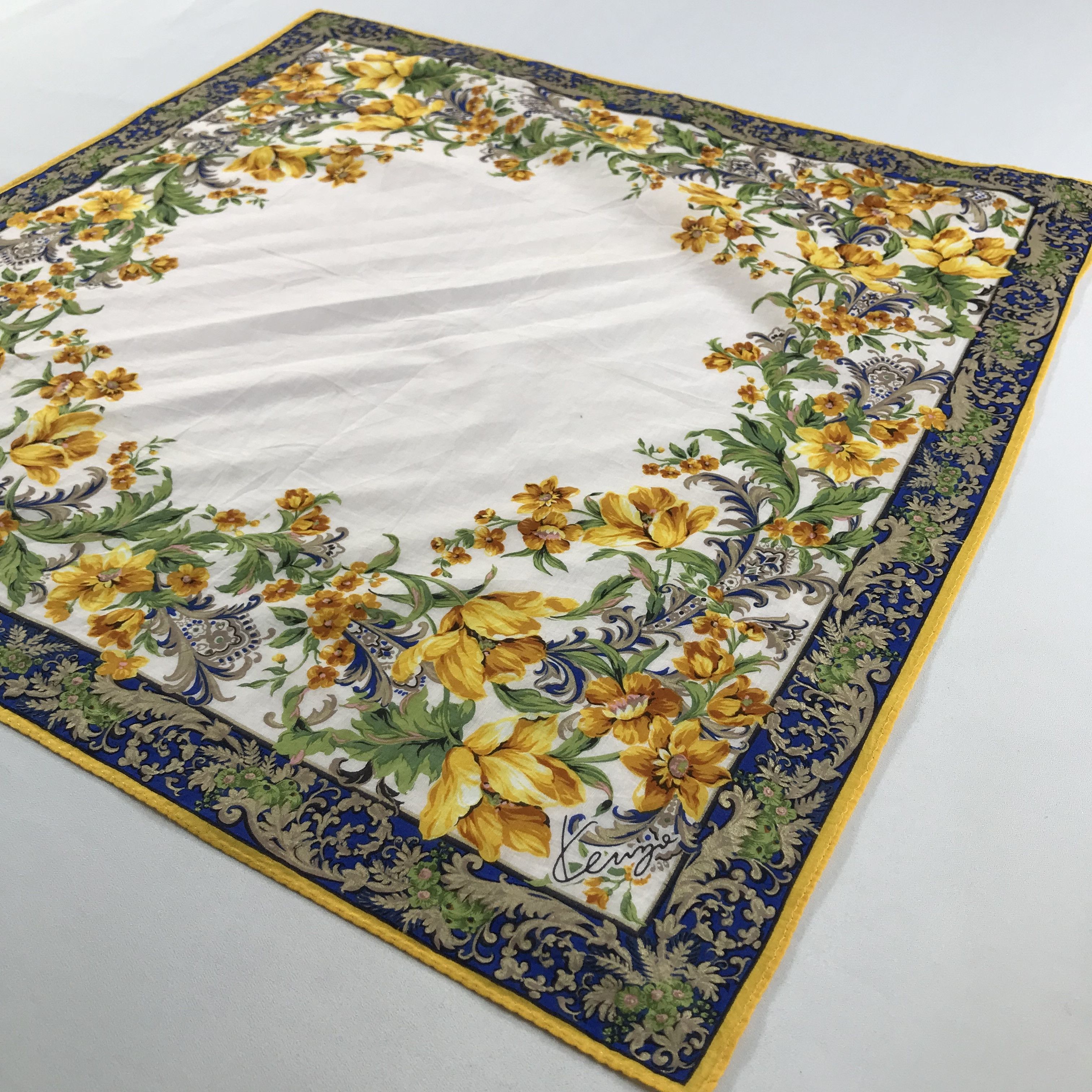 Kenzo × Vintage Kenzo Bandana / Handkerchief / Neckerchief - S2146 Size ONE SIZE - 2 Thumbnail