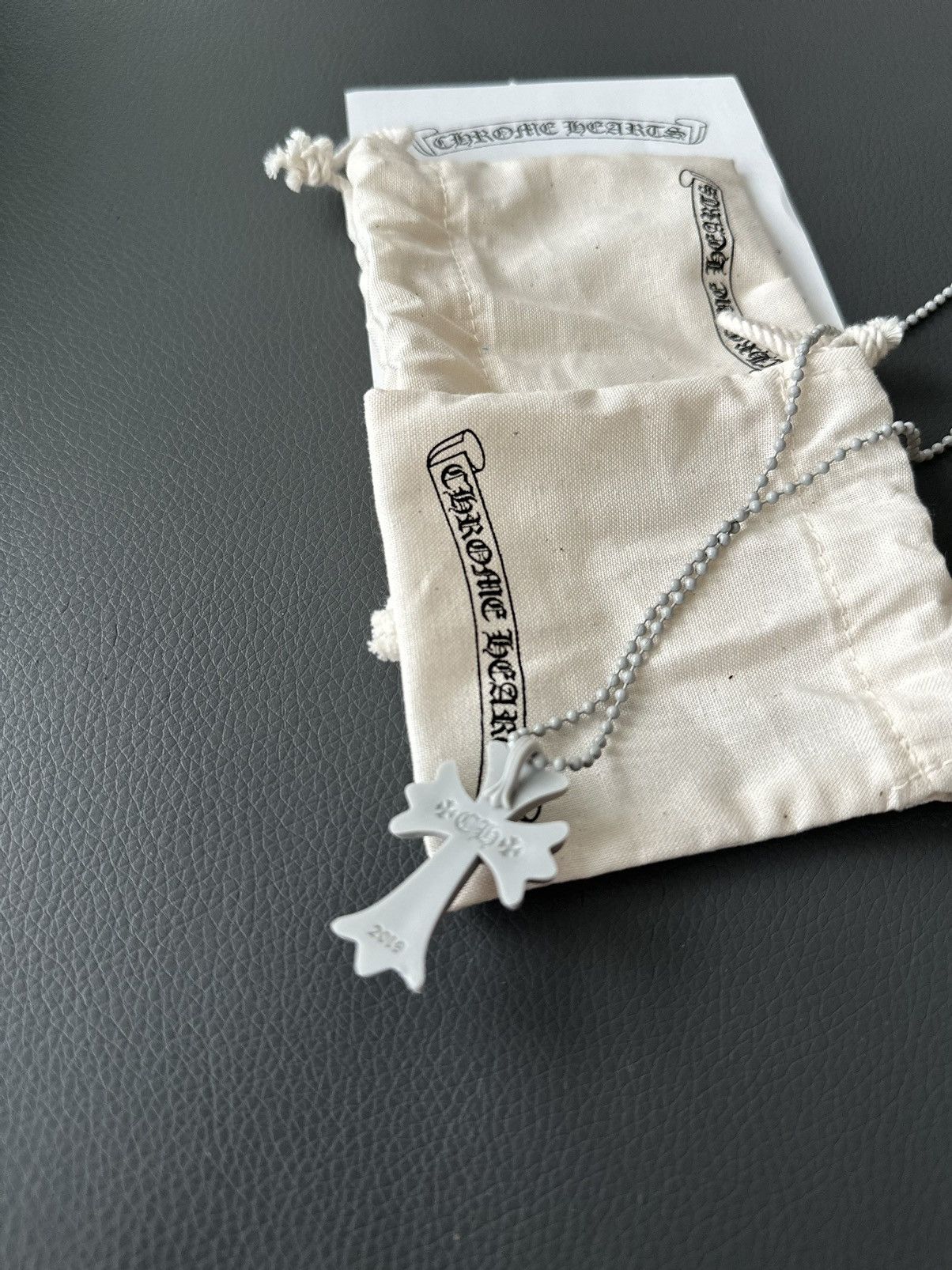 Chrome Hearts Chrome Hearts RARE Brand New Logo Necklace Pendant Size ONE SIZE - 7 Thumbnail