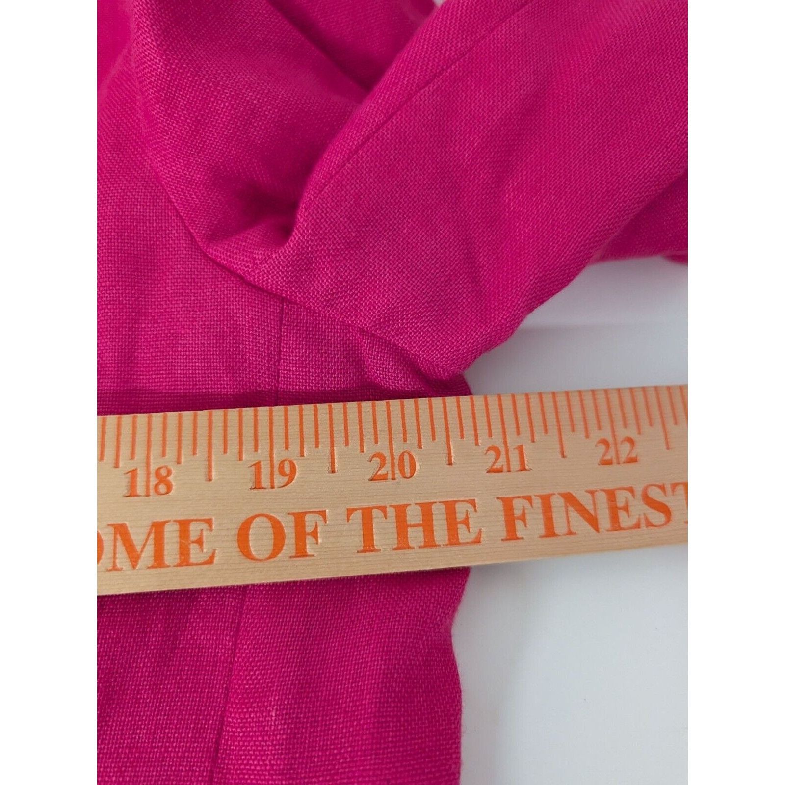 Talbots Talbots Irish Linen Blazer Womens Petite Size 14 Pink Size XL / US 12-14 / IT 48-50 - 8 Thumbnail