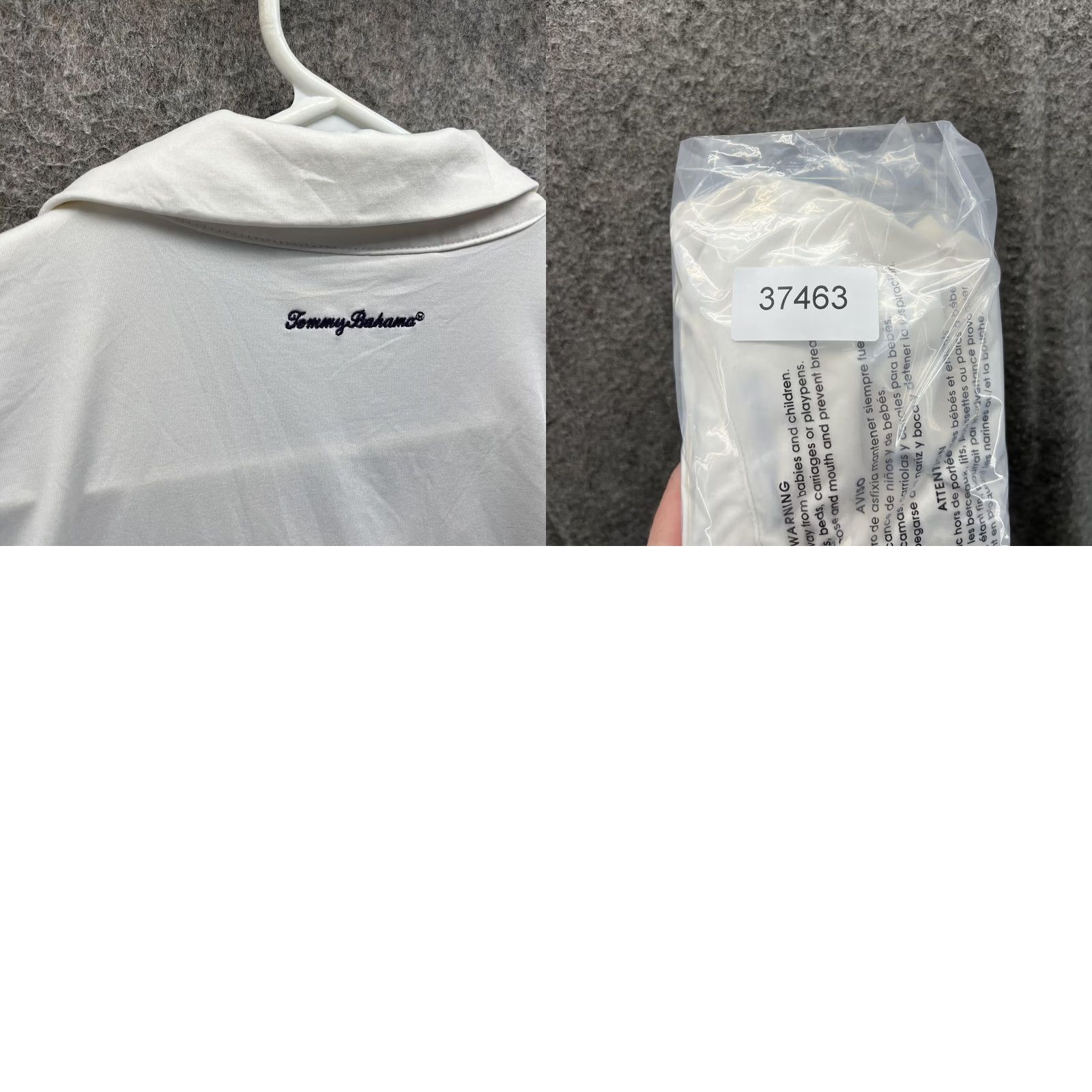 Tommy Bahama VINTAGE Tommy Bahama Golf Polo Shirt Womens L White Stretch 1/4 Zip Top Size L / US 10 / IT 46 - 8 Thumbnail