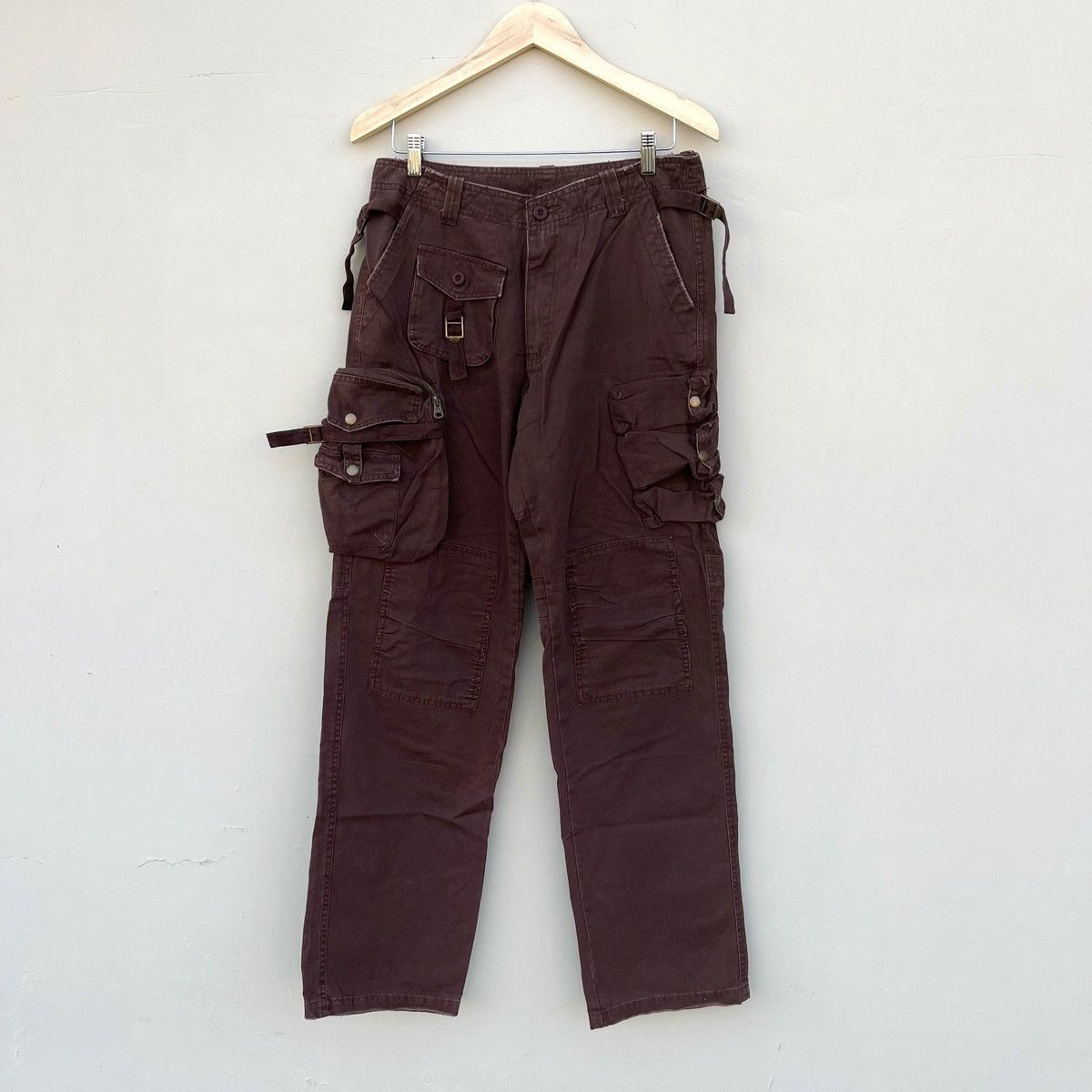 If Six Was Nine × Japanese Brand × Le Grande Bleu (L.G.B.) Japanese brand multi pocket bondage pants Size US 32 / EU 48 - 1 Thumbnail