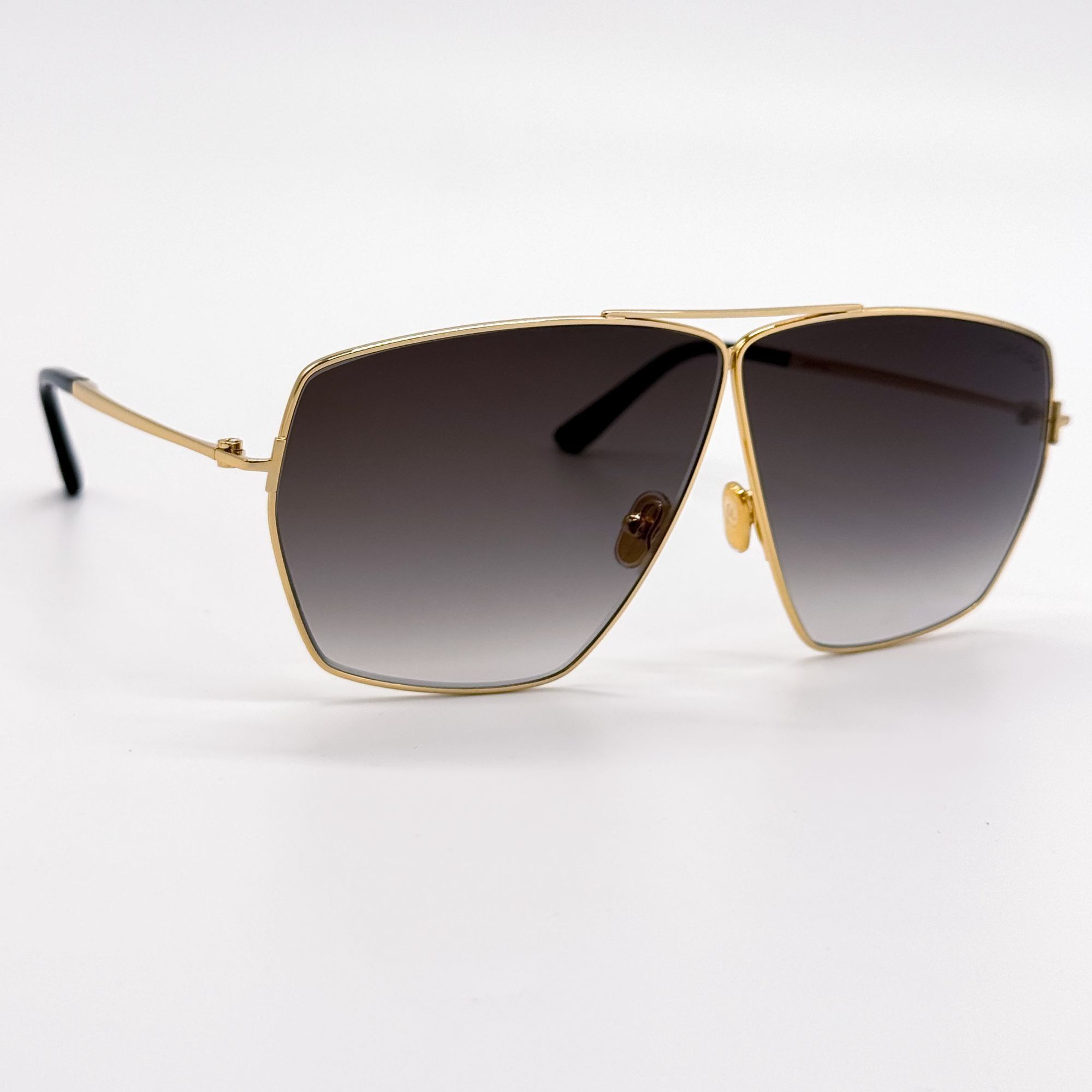Tom Ford NEW TOM FORD STELLA TF1185 30B SUNGLASSES GOLD UNISEX FT1185 Size ONE SIZE - 5 Thumbnail