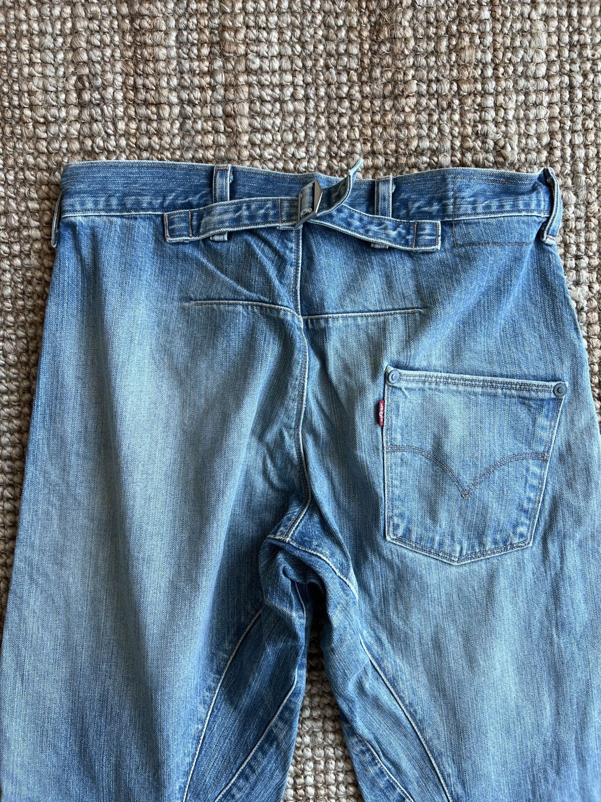 Levi's Levis Engineered Jeans Buckle Back Tag W29 Actual 31x31.5 Size US 34 / EU 50 - 5 Thumbnail