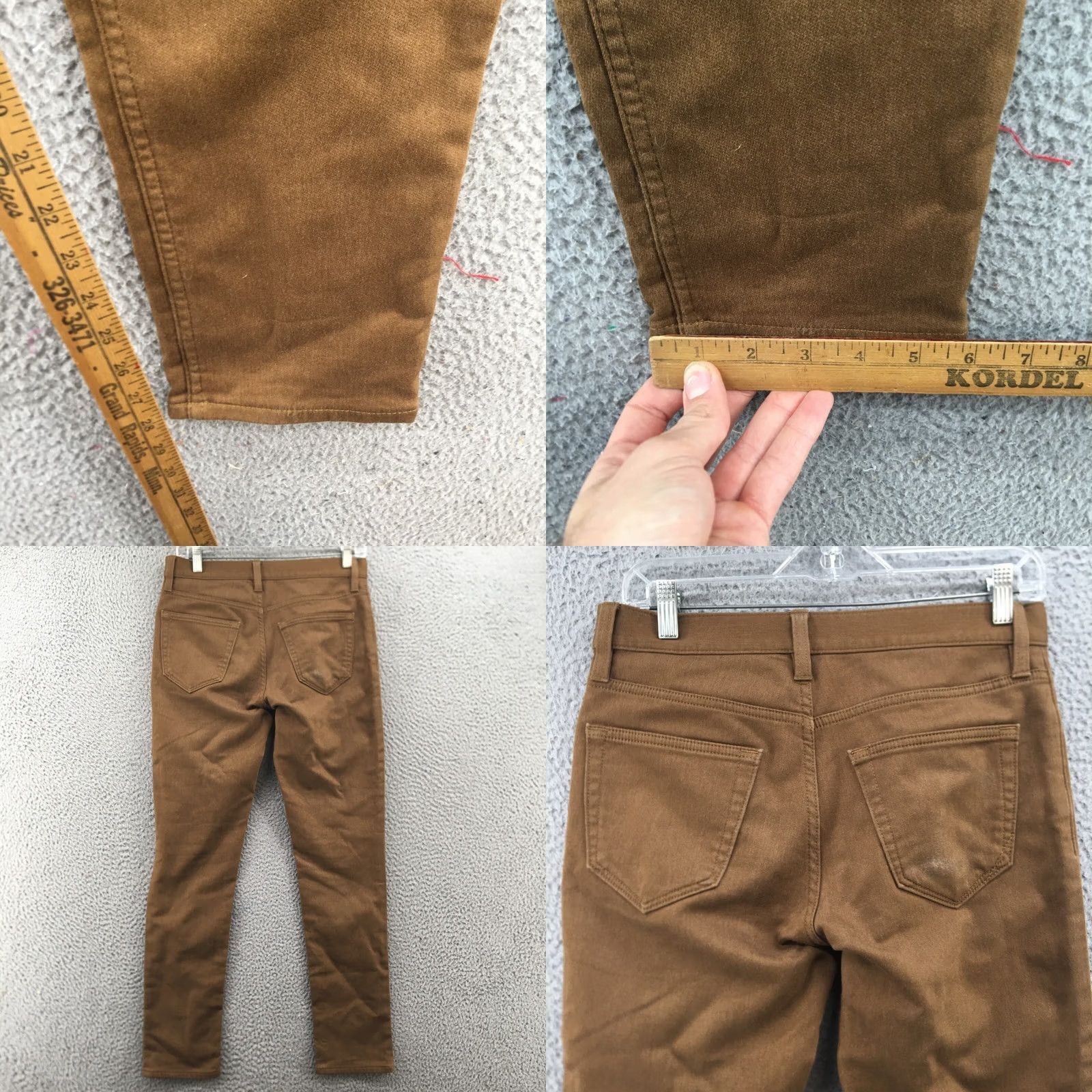 Banana Republic Banana Republic Traveler Slim Fit Skinny Pants Womens Brown 30x28 Size 28" / US 6 / IT 42 - 8 Thumbnail