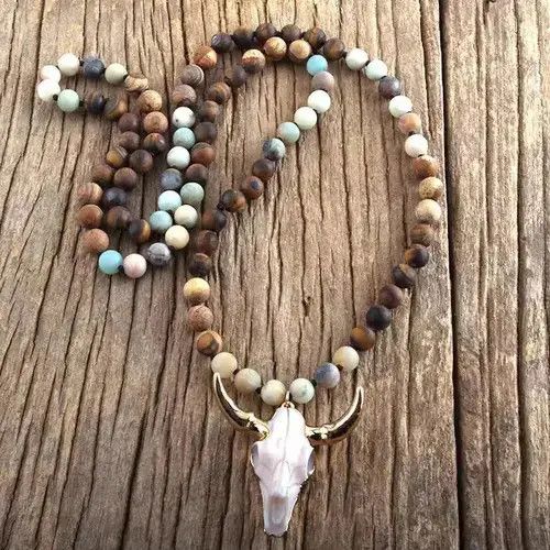 Other Bohemian Bull Head Pendant Necklace Size ONE SIZE - 1 Thumbnail