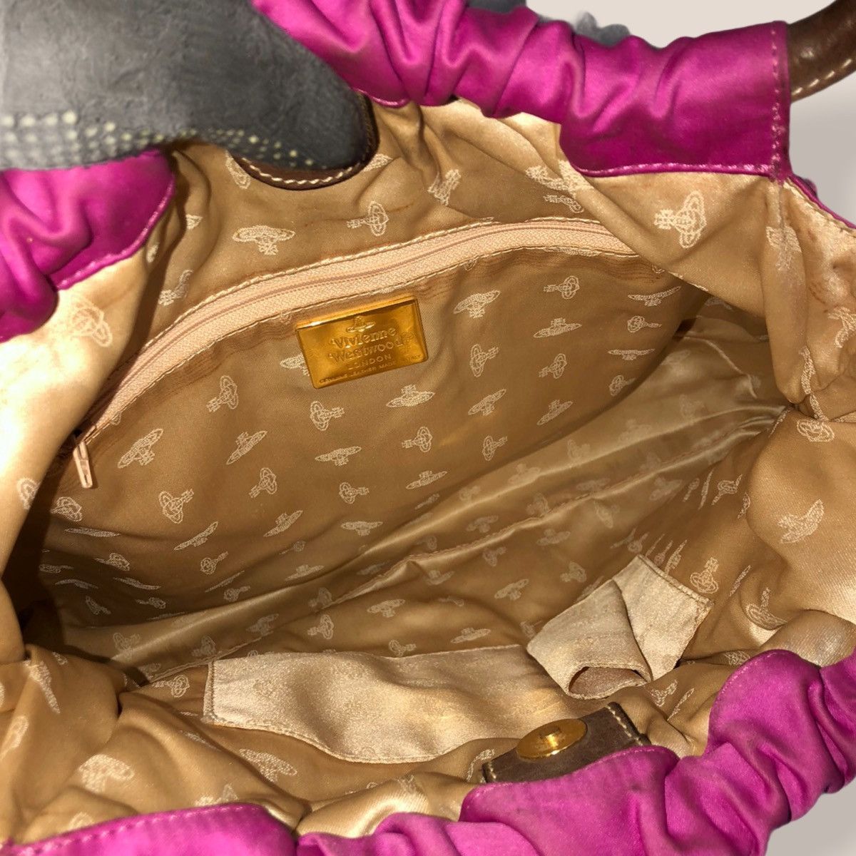 Vivienne Westwood ‼️YES‼️ VIVIENNE WESTWOOD SATIN SLASHED RUCHED SHOULDER BAG Size ONE SIZE - 9 Thumbnail