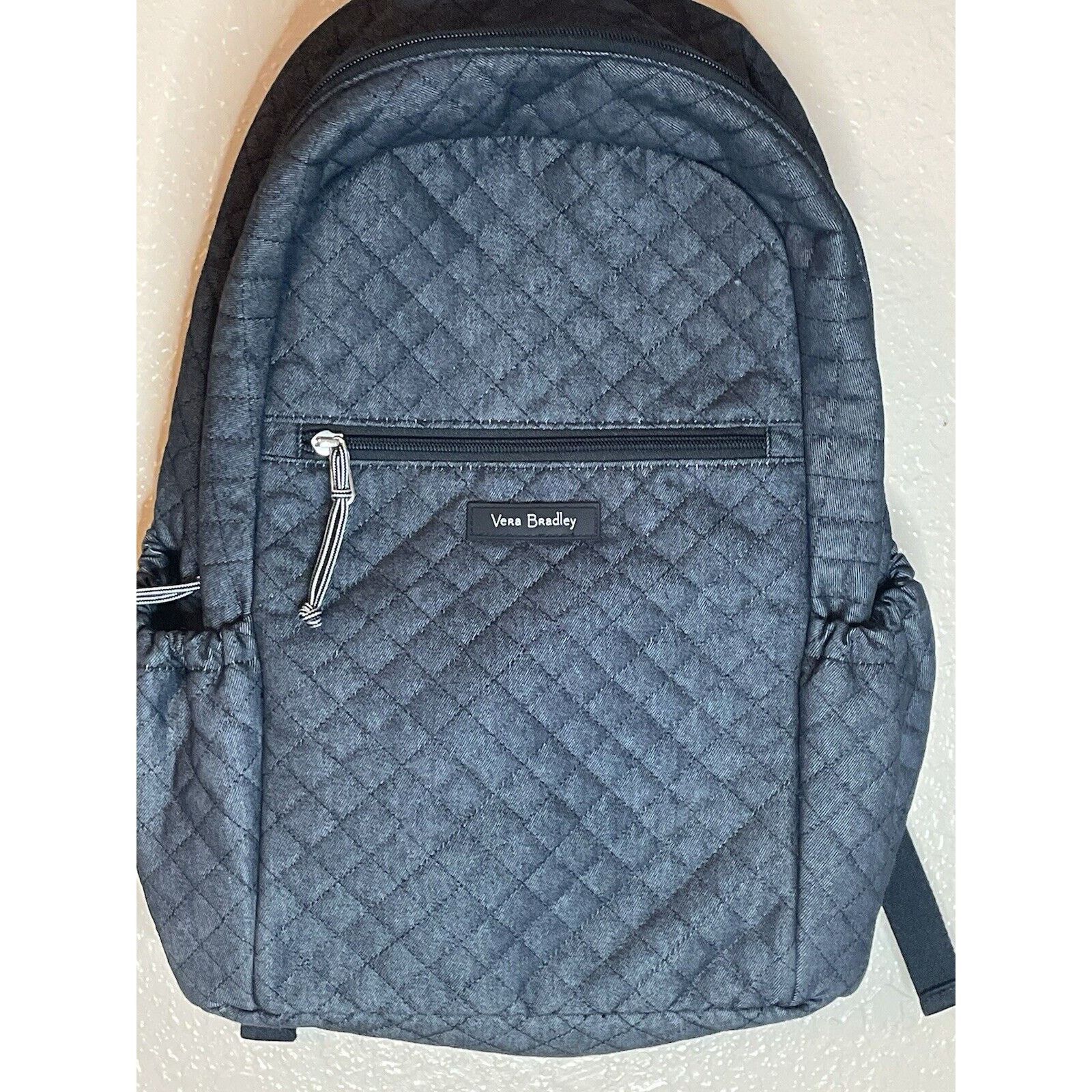 Vera Bradley Vera Bradley Solid Dark Denim Quilted Backpack Size ONE SIZE - 1 Thumbnail