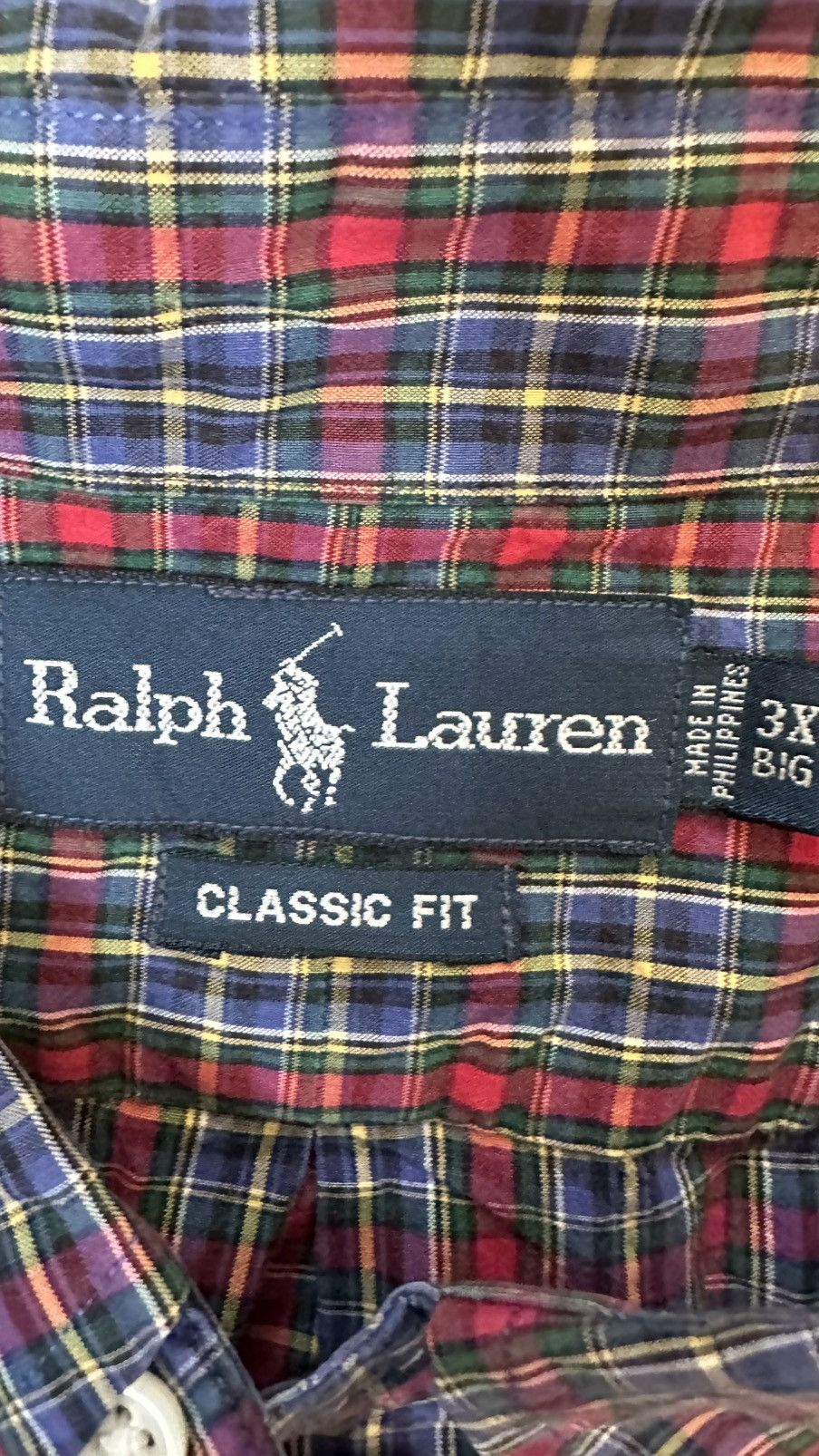 Ralph Lauren VINTAGE POLO RALPH LAUREN CHECKERED SHIRT Size US XXL / EU 58 / 5 - 4 Thumbnail