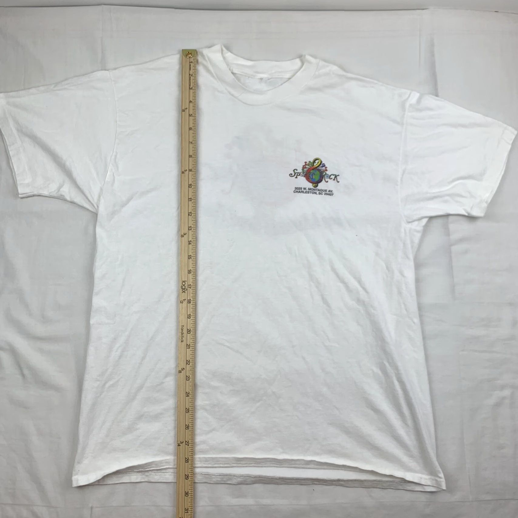 Vintage Vintage T Shirt Sports Rock & White Adult Large Charleston SC Music Event Promo Size US L / EU 52-54 / 3 - 5 Thumbnail