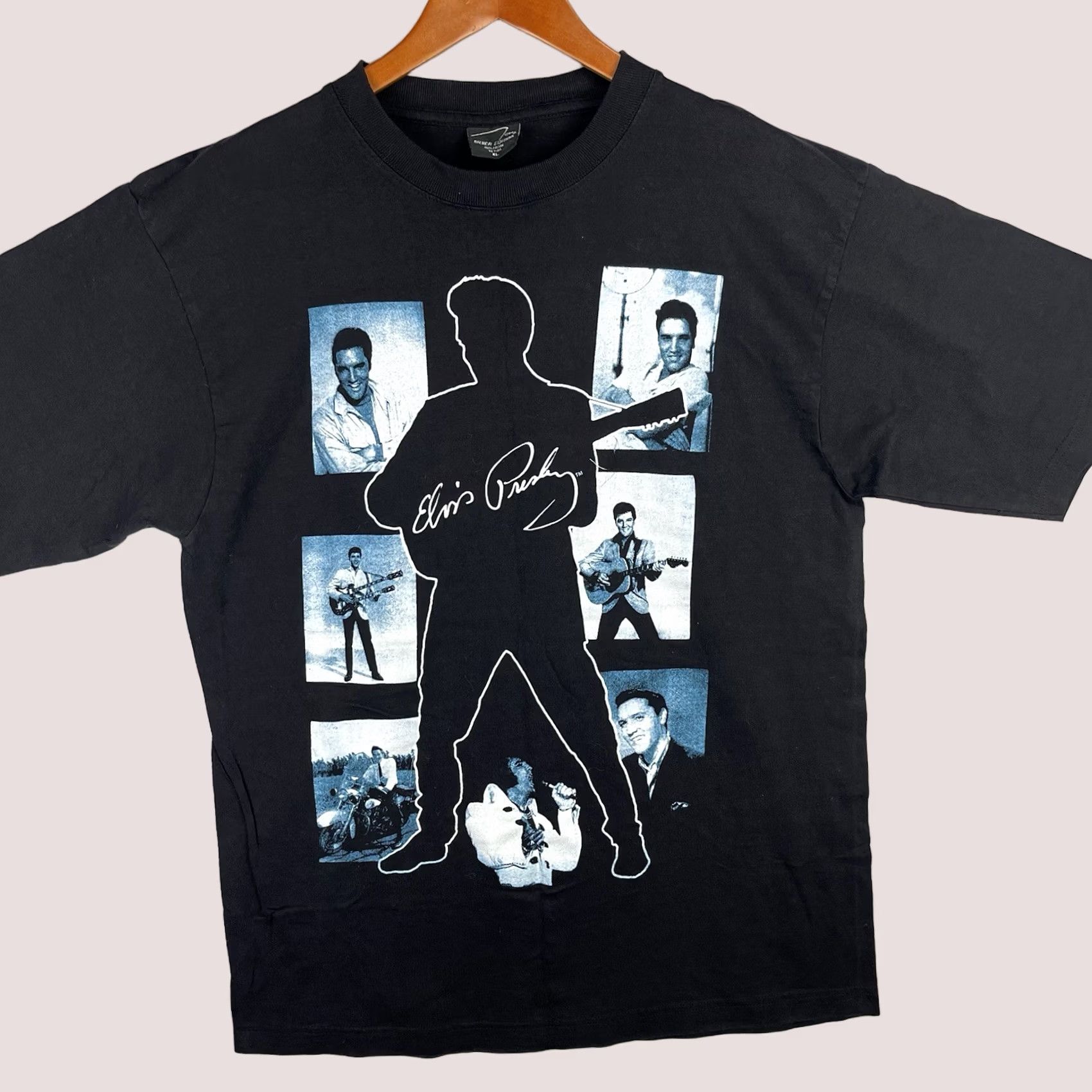 Vintage Vintage Elvis Presley Shirt Men XL Rock n Roll Rockabilly Greaser Shirt XL Black Cotton Logo Size US XL / EU 56 / 4 - 1 Thumbnail