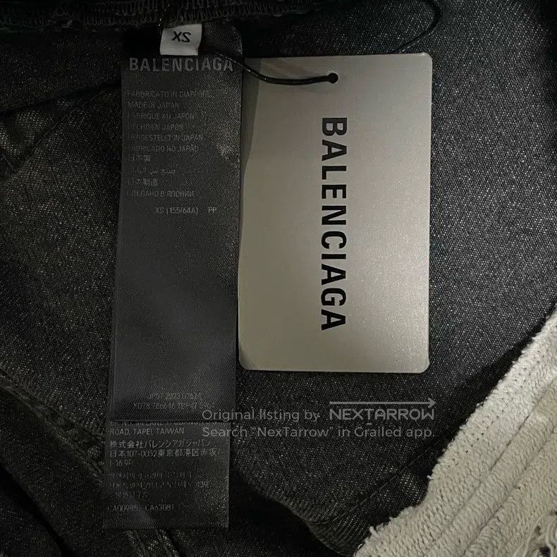 Balenciaga Balenciaga size XS Patchwork Denim Sport Pants Size US 27 - 4 Thumbnail