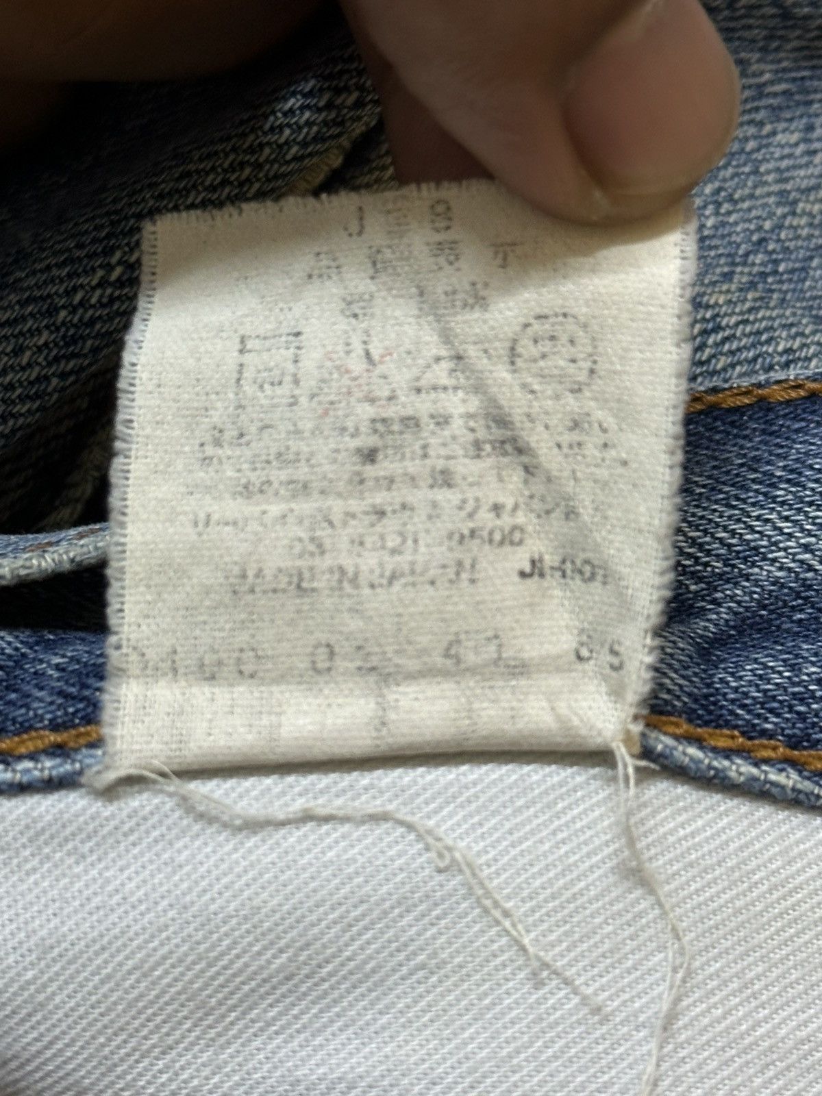 Levi's Vintage 80s Levis 503 Mud Wash Distress Style Baggy Jeans Size US 30 / EU 46 - 11 Thumbnail