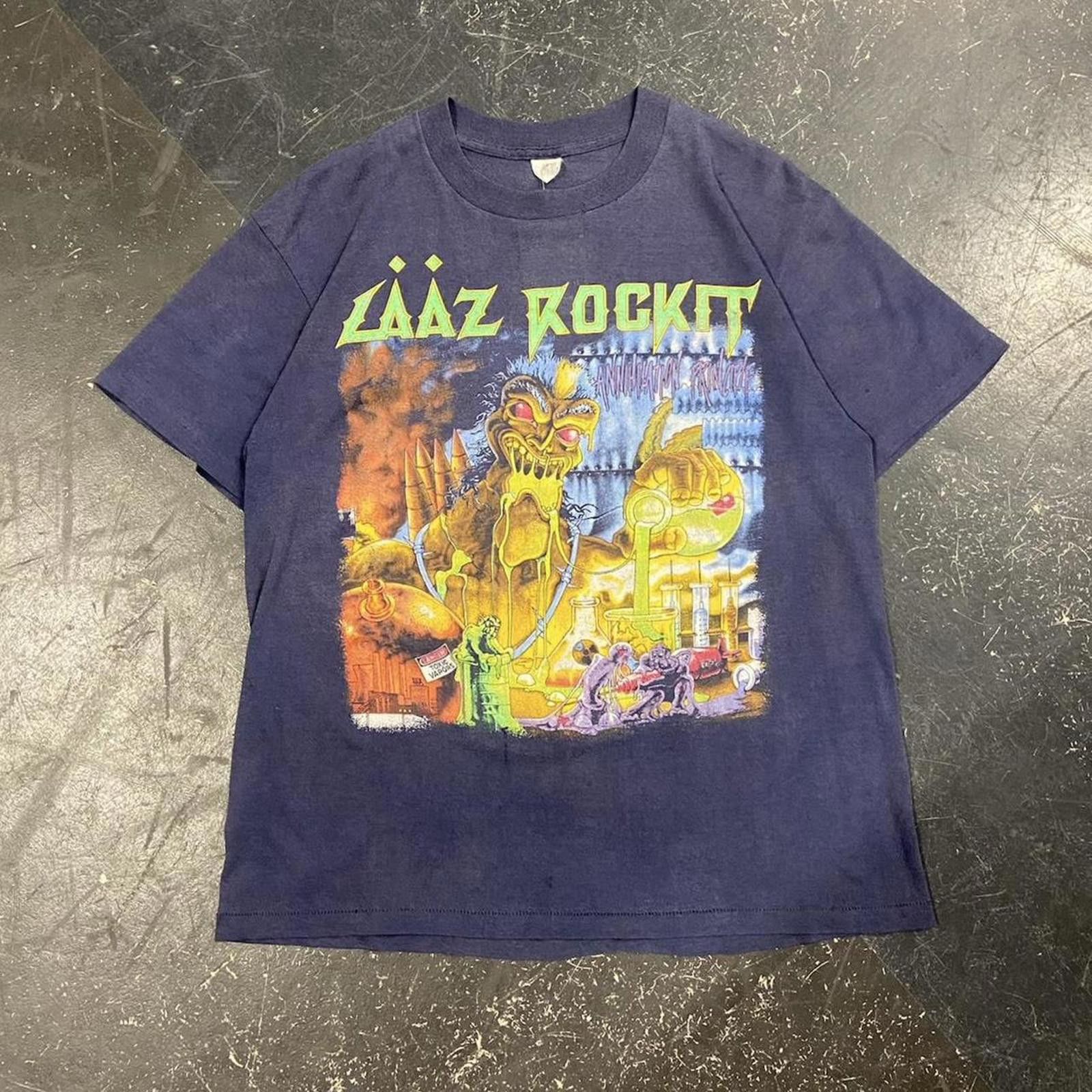 Band Tees 1989 Laaz Rocket Thrash Metal Band Tee Size US L / EU 52-54 / 3 - 1 Thumbnail