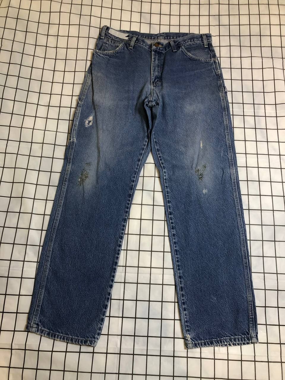 Dickies Dickies Men's Jeans Blue Denim Mid-Rise 5-Pockets Straight Size US 34 / EU 50 - 1 Thumbnail