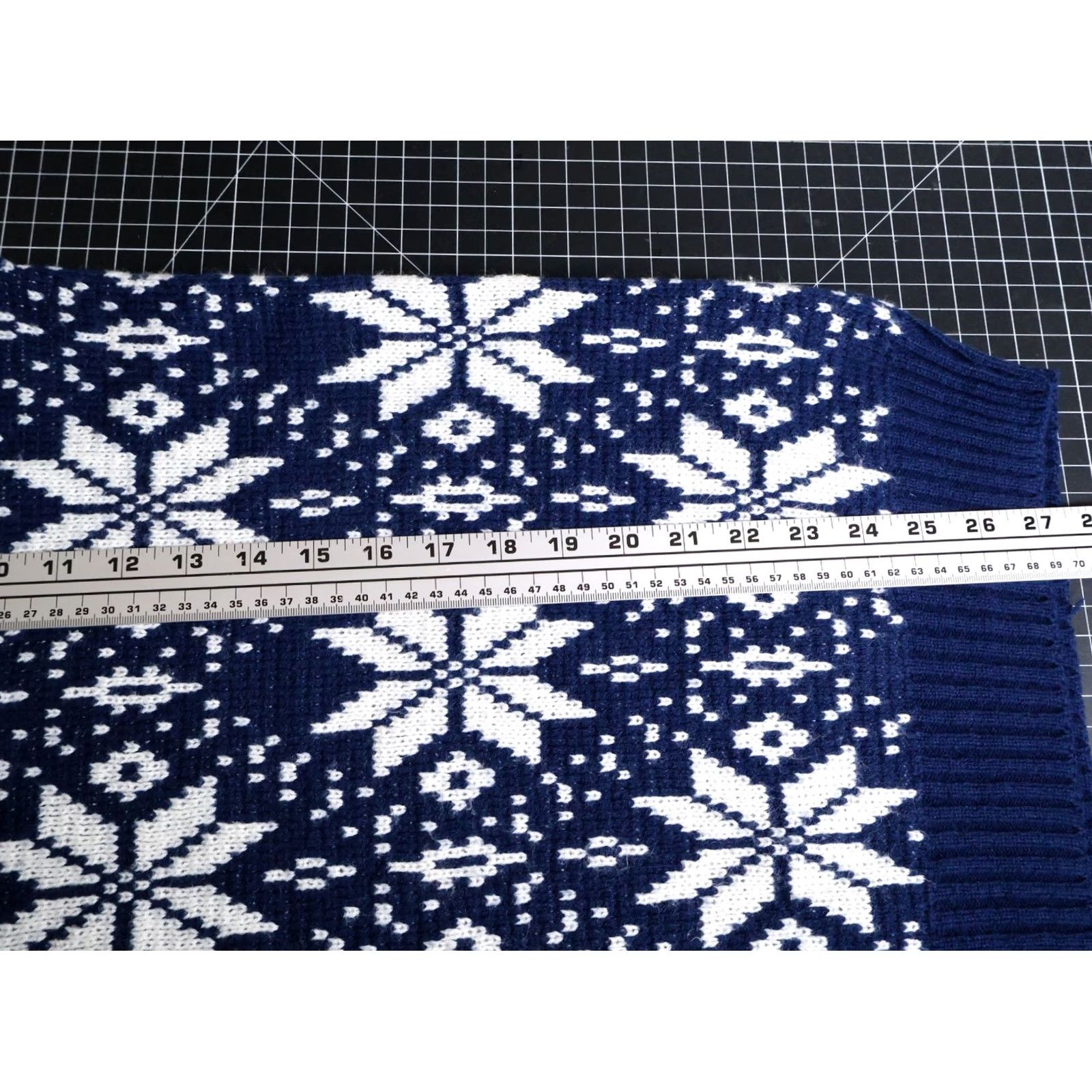 Vintage VINTAGE Whitefish Bay Sweater Shirt Mens XL Dark Blue Snowflake Knit Pullover 80s Geometric Winter 90s Ski Casual Size US L / EU 52-54 / 3 - 6 Thumbnail