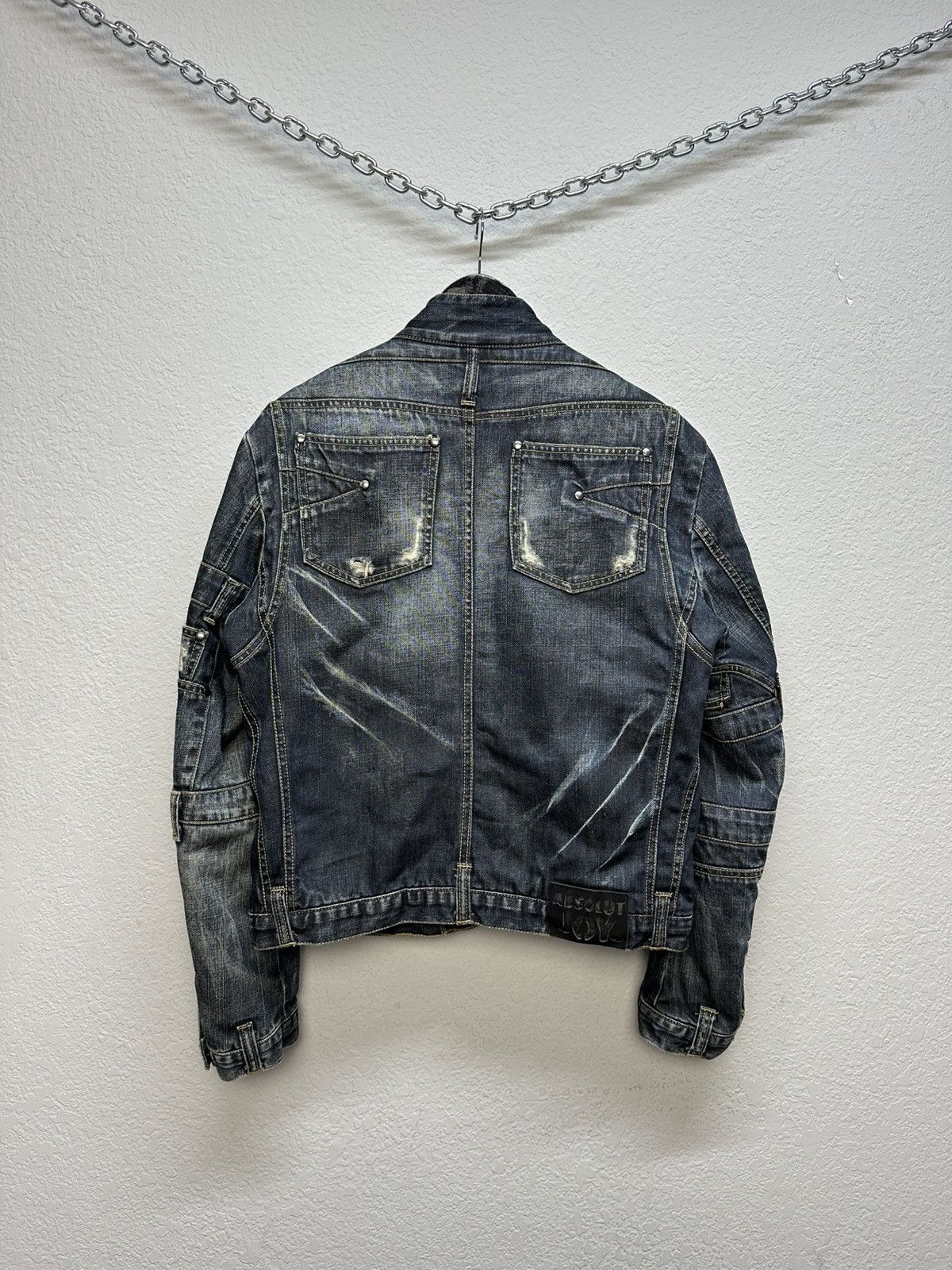 Absolut Joy Vintage Absolut Joy Japanese Denim Jacket Multi Pocket Size US M / EU 48-50 / 2 - 7 Thumbnail