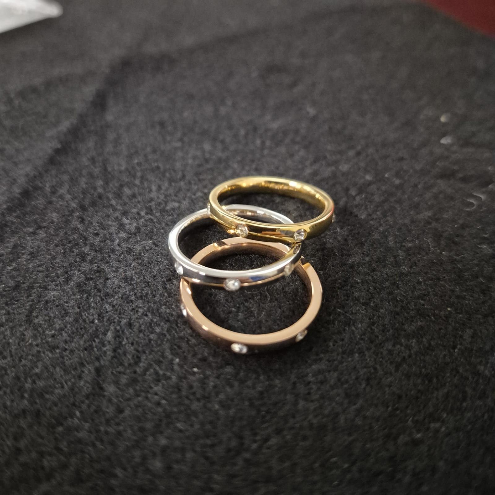 Other Adornia Eternity Band Trio Ring Set Size 6 Size ONE SIZE - 3 Thumbnail
