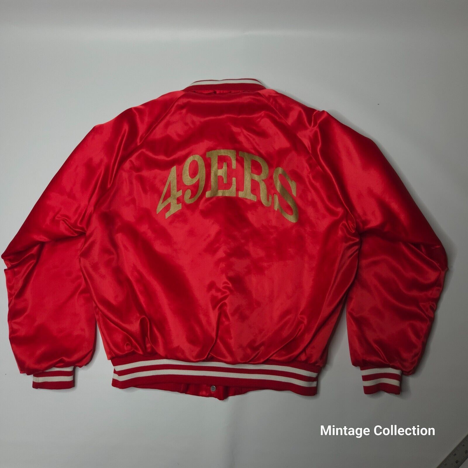 Chalk Line VINTAGE SAN FRANCISCO SF 49ERS CHALK LINE BOMBER JACKET M Size US M / EU 48-50 / 2 - 8 Thumbnail