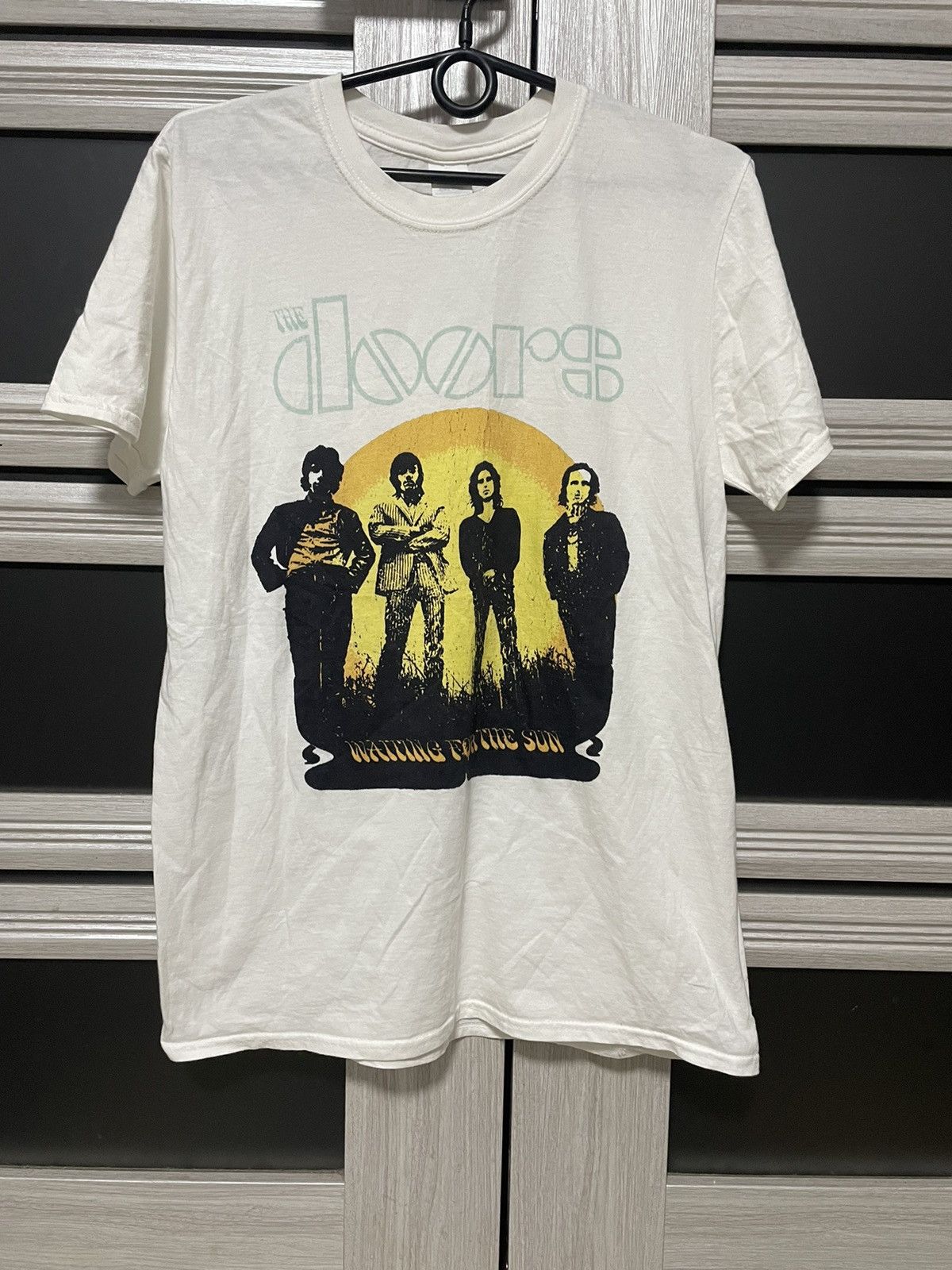 Band Tees × Vintage The Doors Waiting For The Sun Tour T Shirt Band Tee Size US M / EU 48-50 / 2 - 1 Thumbnail