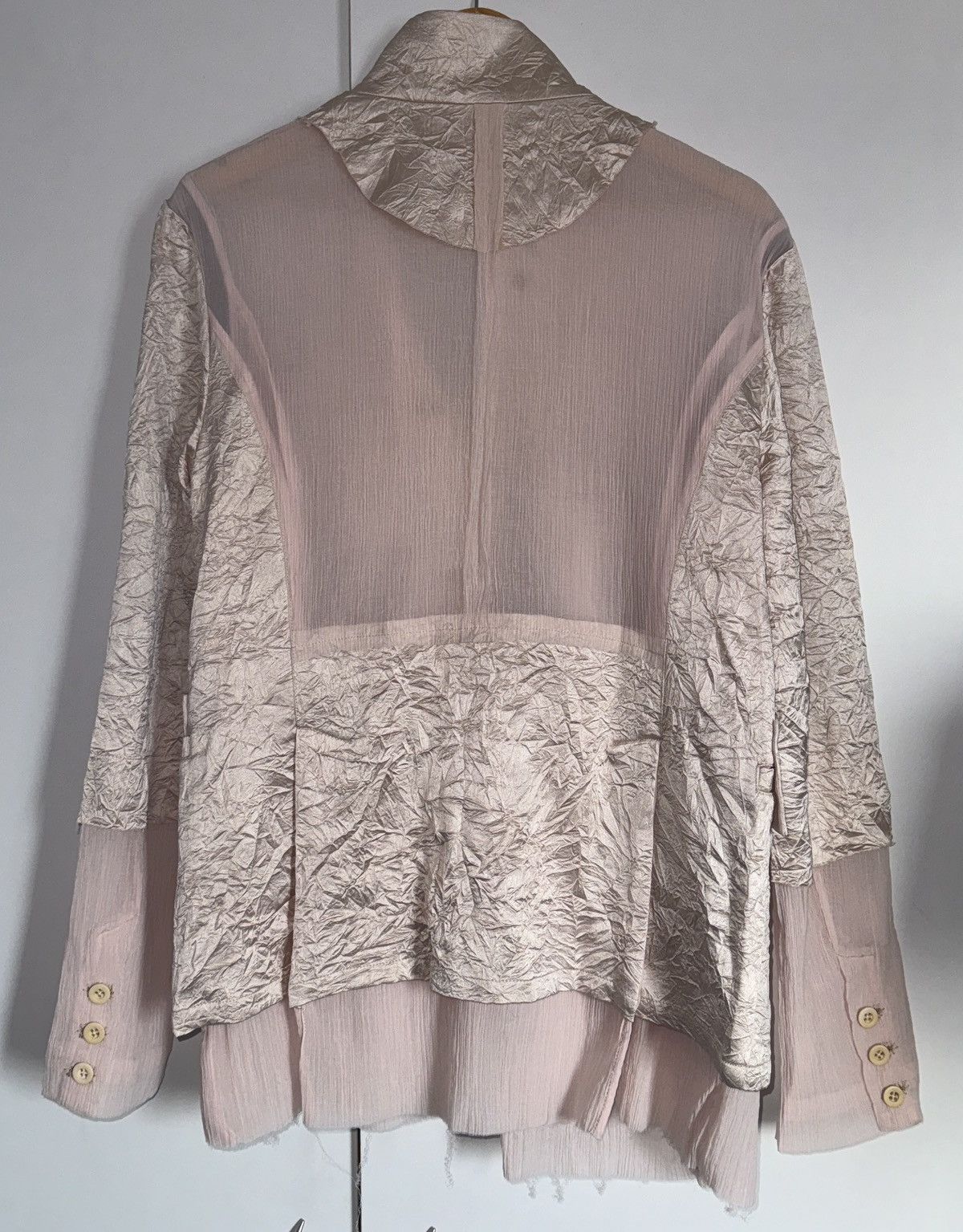 Aleksandr Manamis Alexandr Manamis Rare Silk Blazer Size L / US 10 / IT 46 - 2 Thumbnail