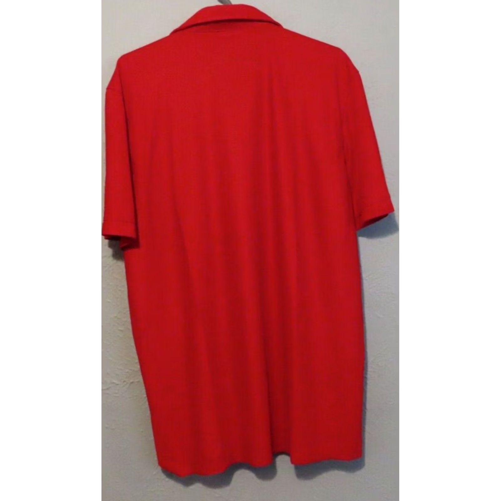 Vintage Chick-Fil-A Polo Shirt Men Red L Recycled Fabric Oobe odbe Polo Shirt Mens Red Large Recycled Fabric Chick-Fil-A Team Style Employee Size US L / EU 52-54 / 3 - 5 Thumbnail