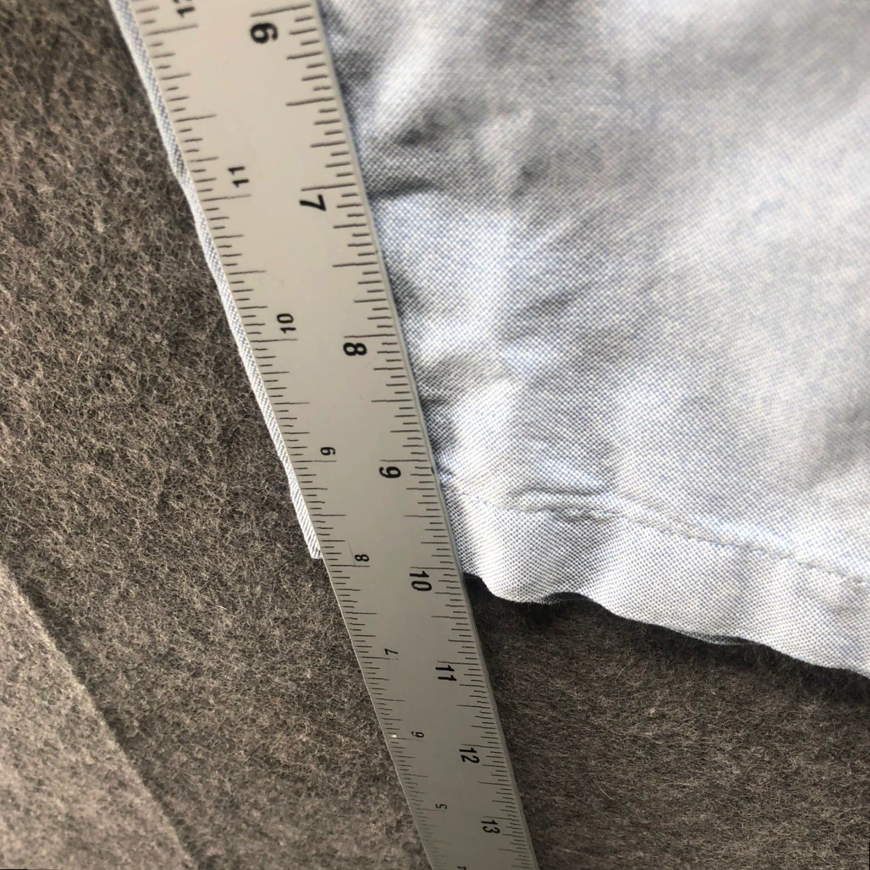 J.Crew J. Crew Chino Shorts Mens 32 Light Blue Cotton Flat Front 10.5" Lightweight Flat Front Pocket Back Button-Through Size US 32 / EU 48 - 8 Thumbnail