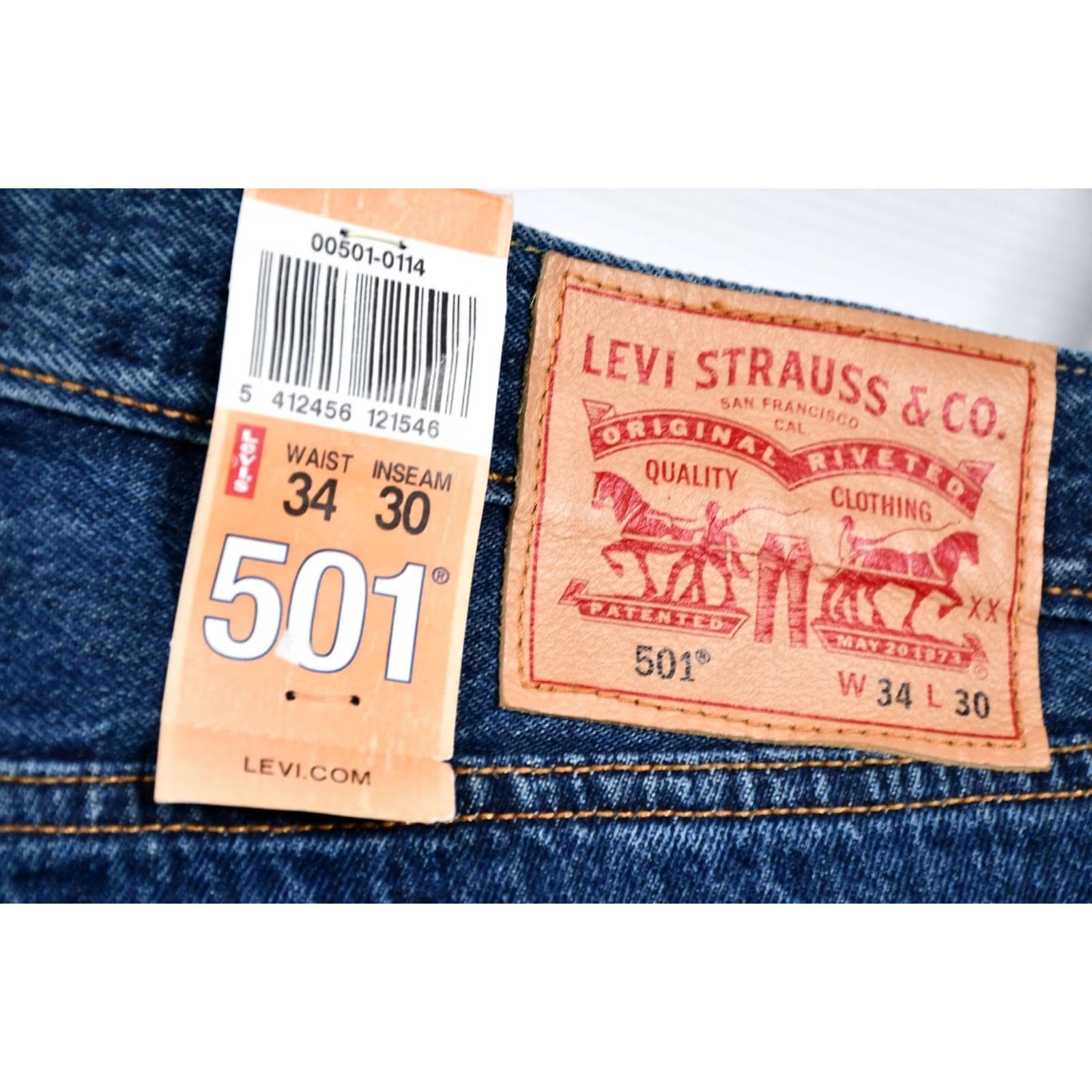 Levi's VINTAGE Levi's 501 Jeans Men Size US 34 / EU 50 - 6 Thumbnail