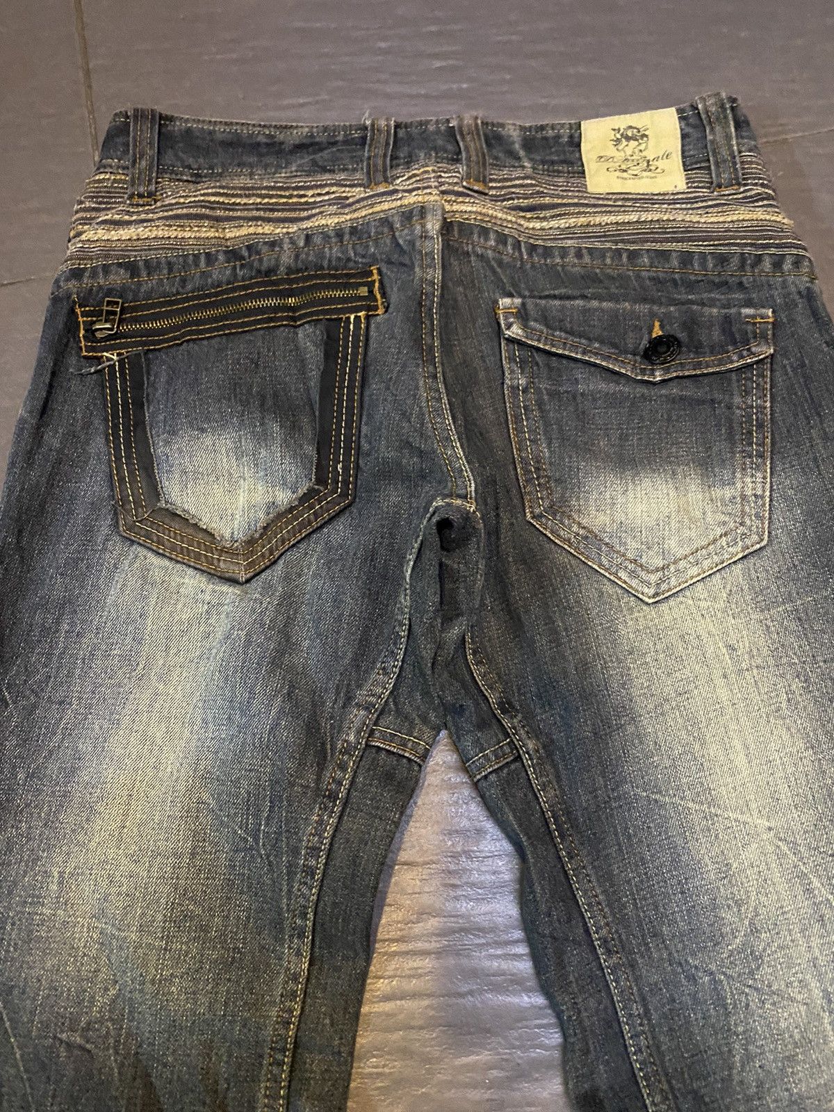 Japanese Brand Japan 🇯🇵 hand crafted jeans Size US 32 / EU 48 - 3 Thumbnail