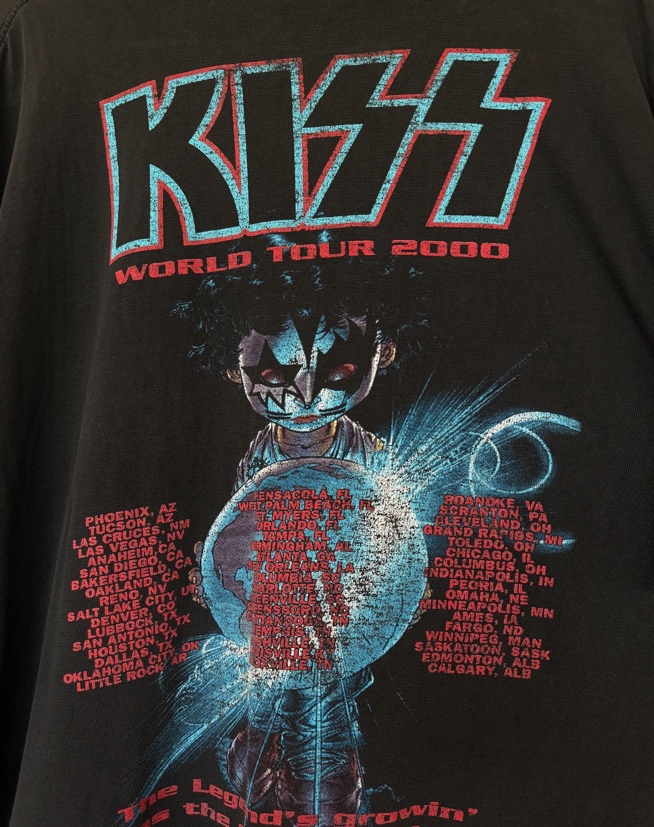 Vintage VINTAGE KISS FAREWELL TOUR T-SHIRT Size US XL / EU 56 / 4 - 6 Thumbnail